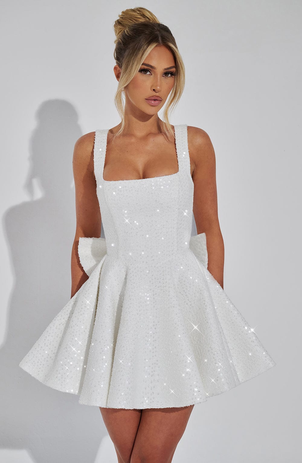 Dorothy Mini Dress – Ivory