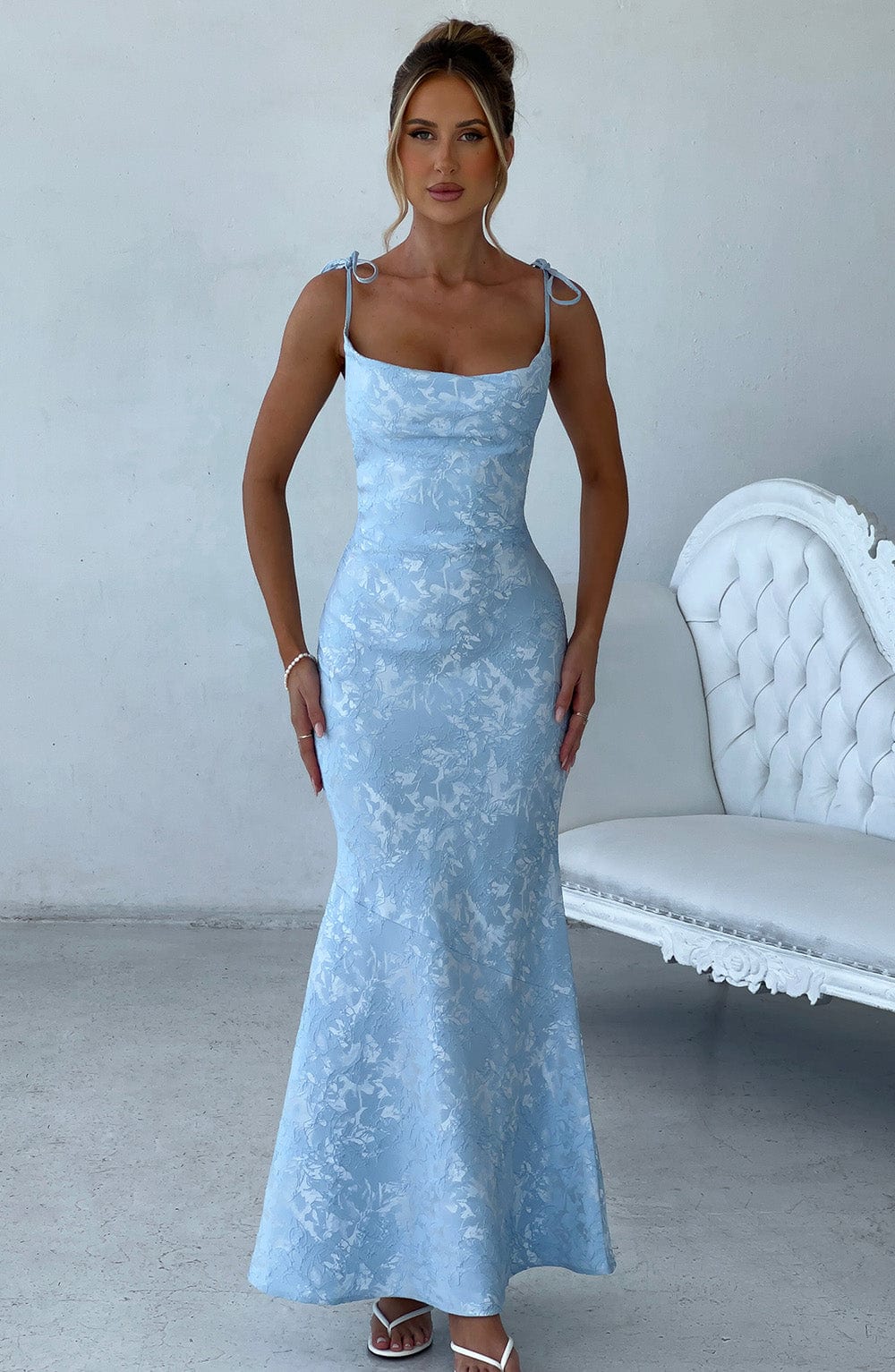 Whitney Maxi Dress – Blue