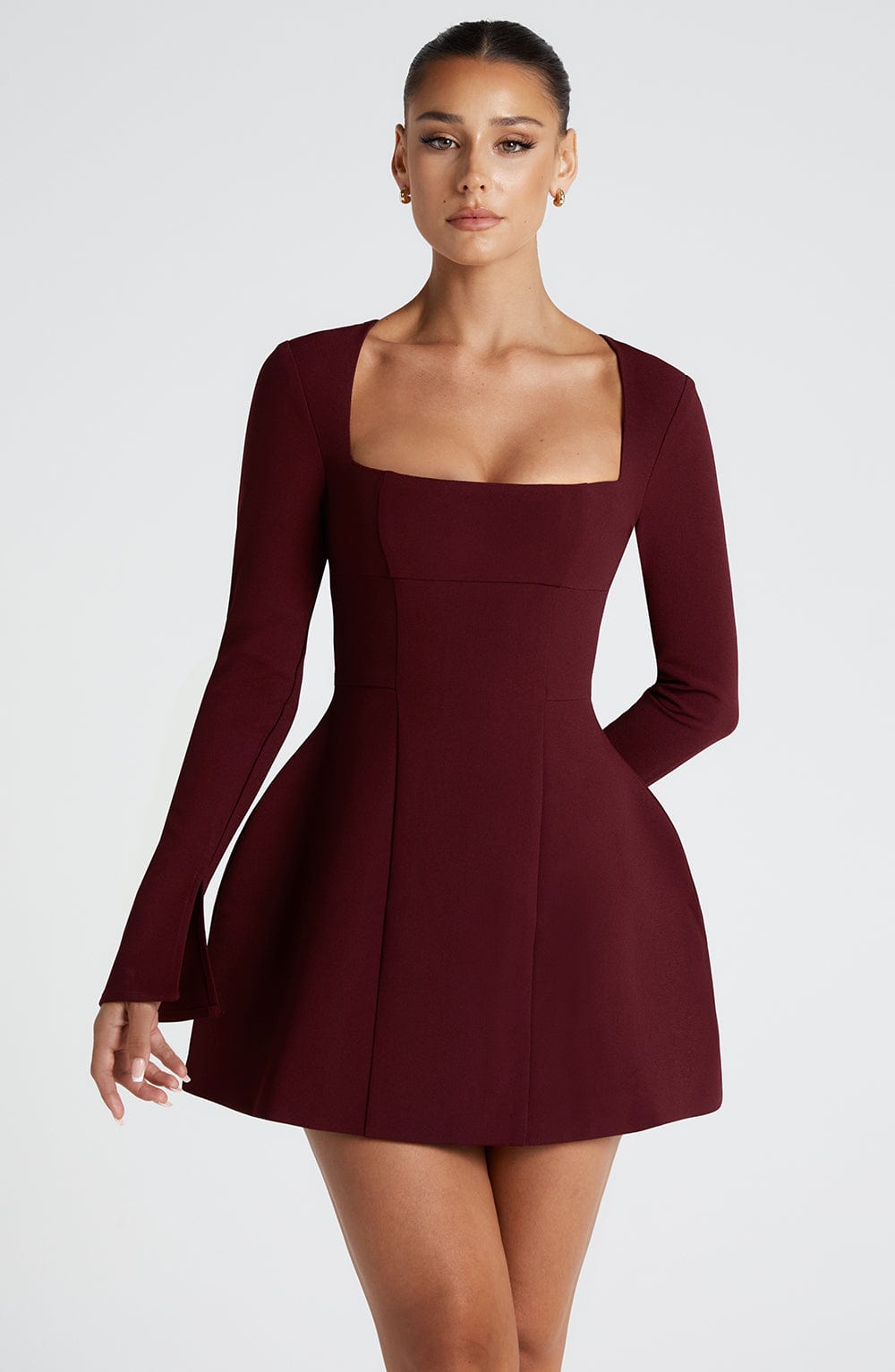 Esme Mini Dress – Cherry Lacquer