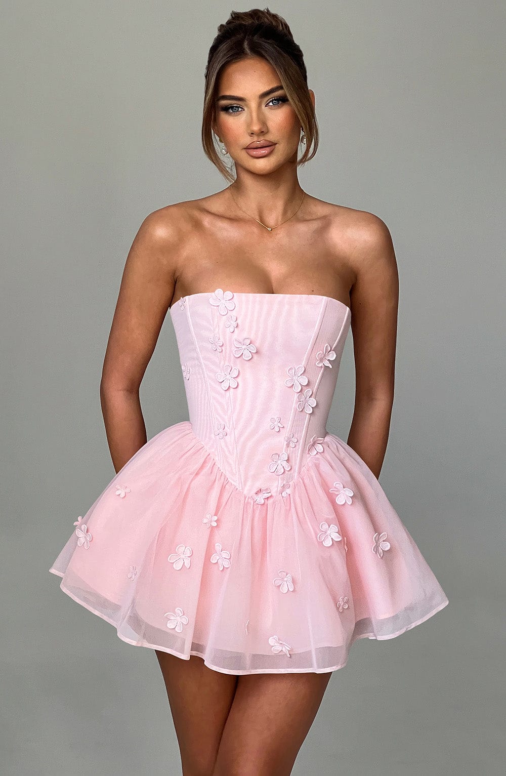 Justina Playsuit – Blush