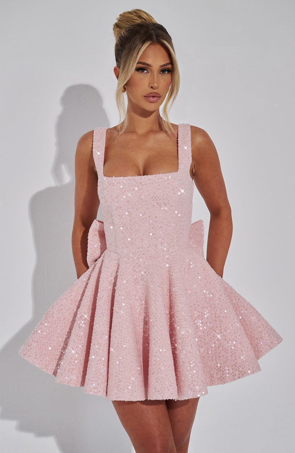 Dorothy Mini Dress – Blush