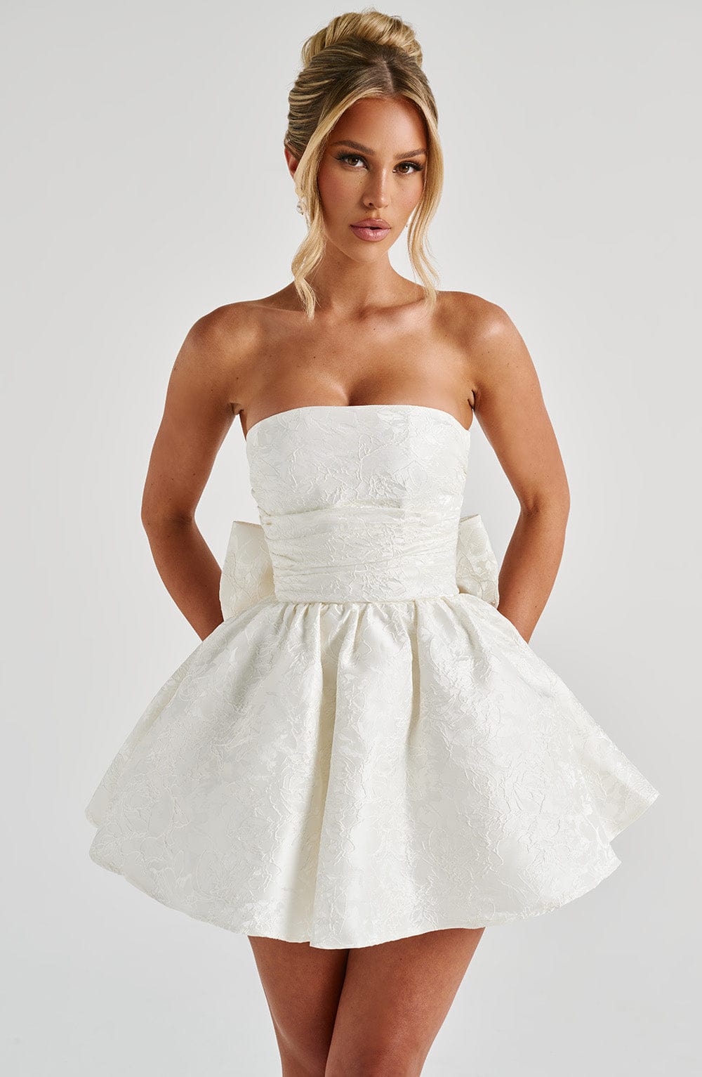 Salome Mini Dress – Ivory