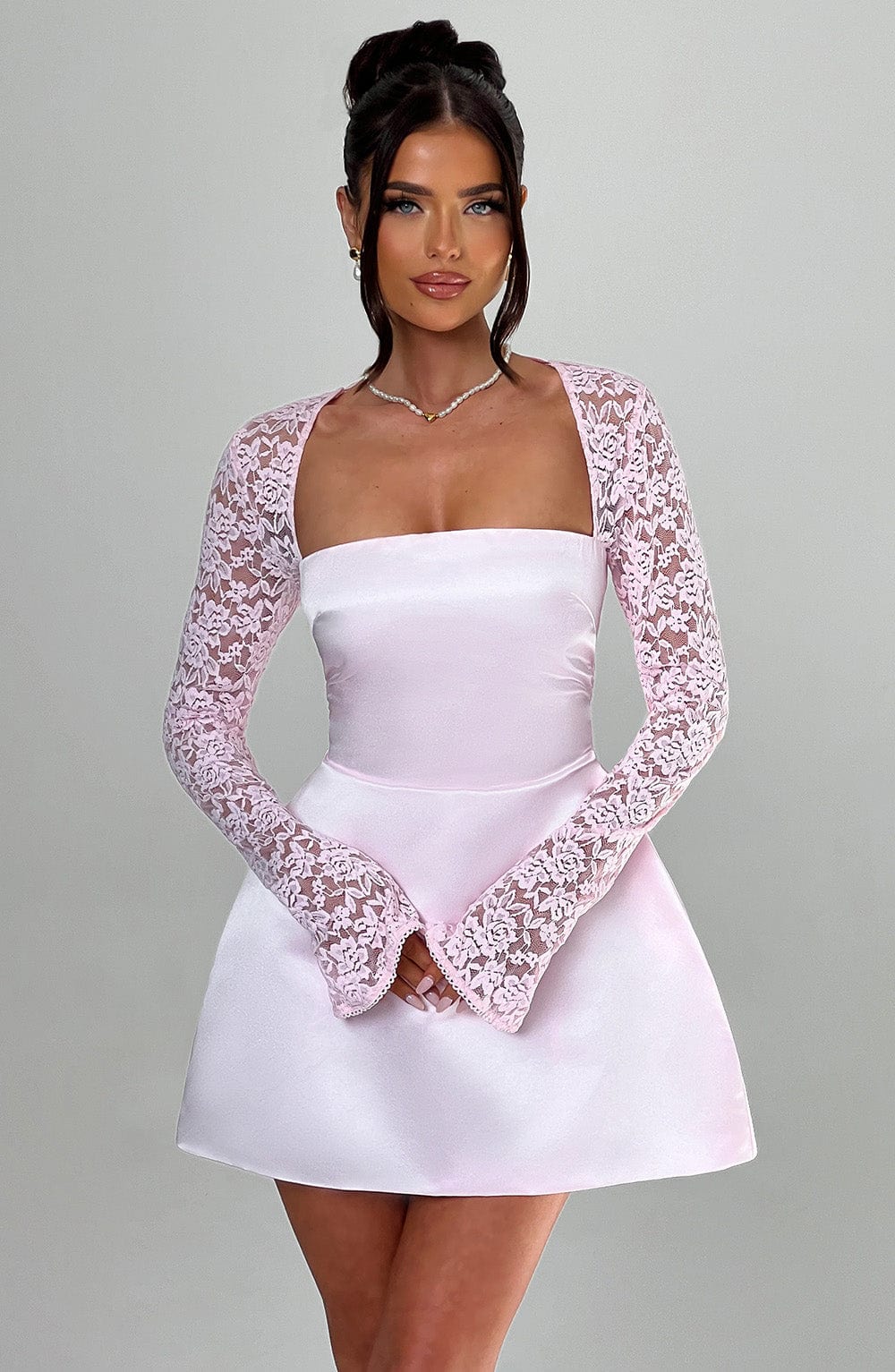 Sadie Mini Dress – Blush
