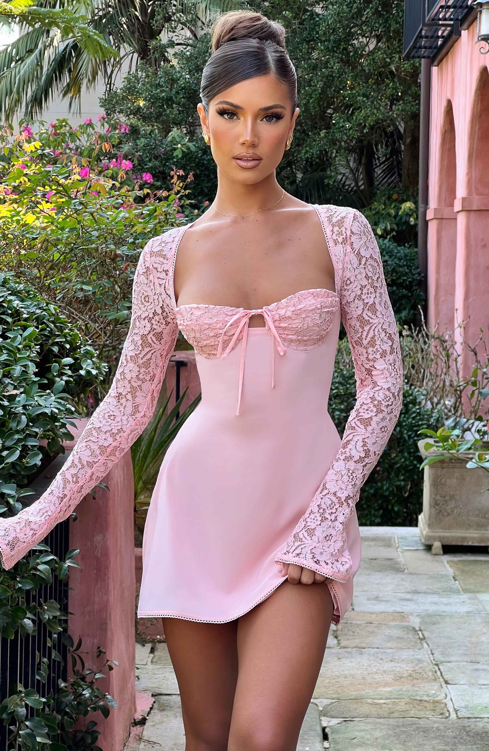Jacinta Mini Dress – Blush