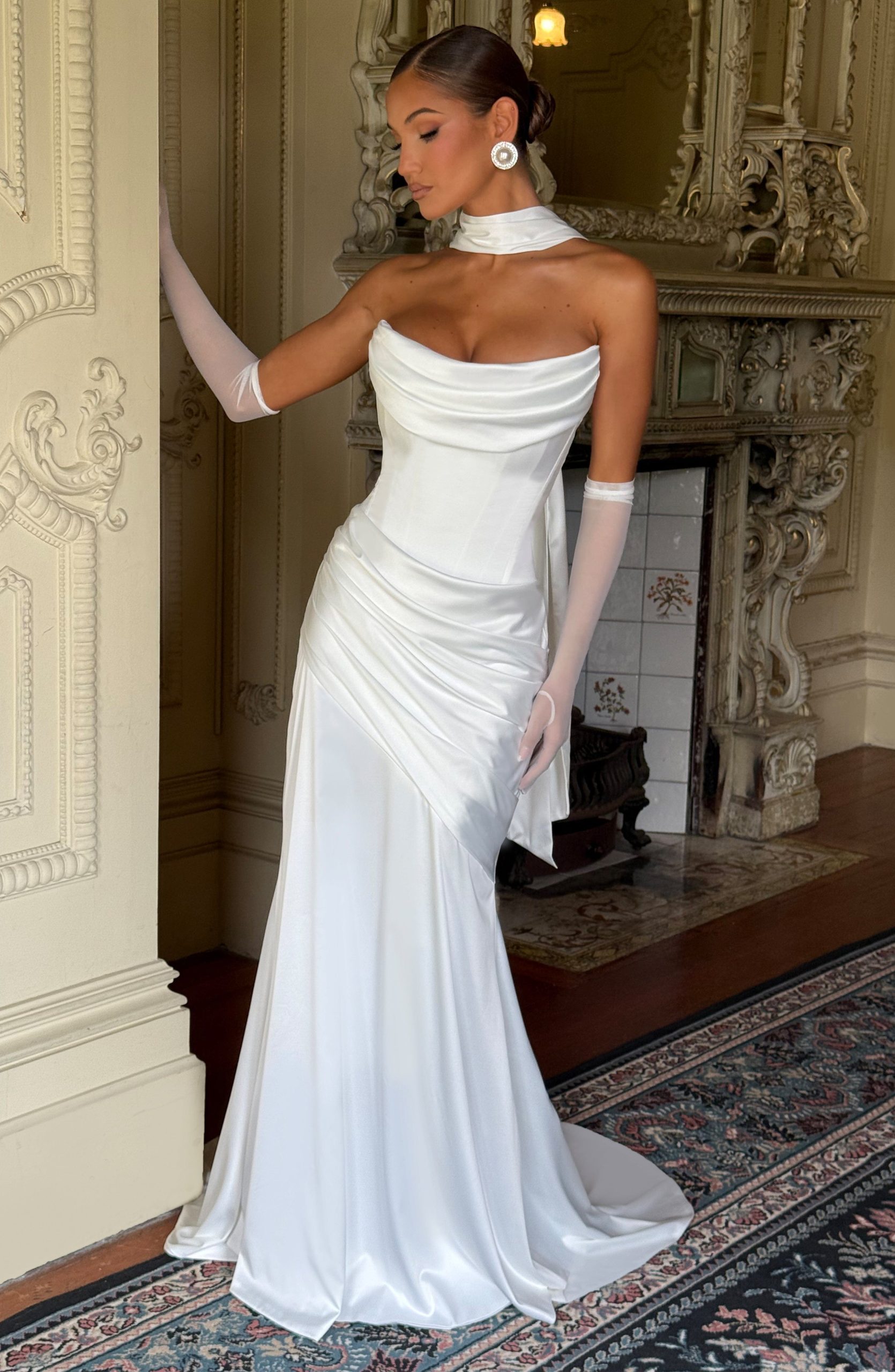 Kensington Maxi Dress – Ivory