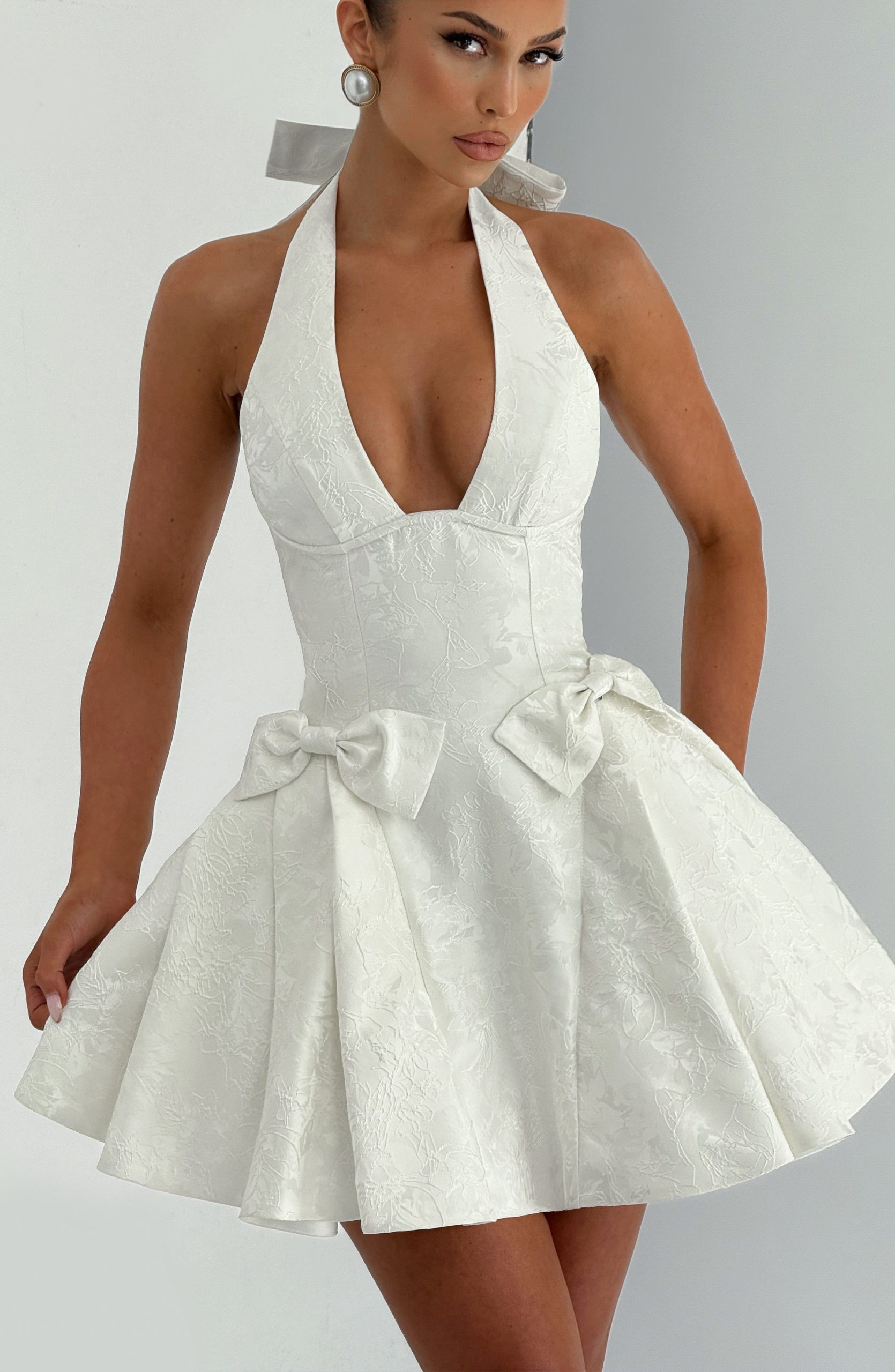 Jocelyn Mini Dress – Ivory