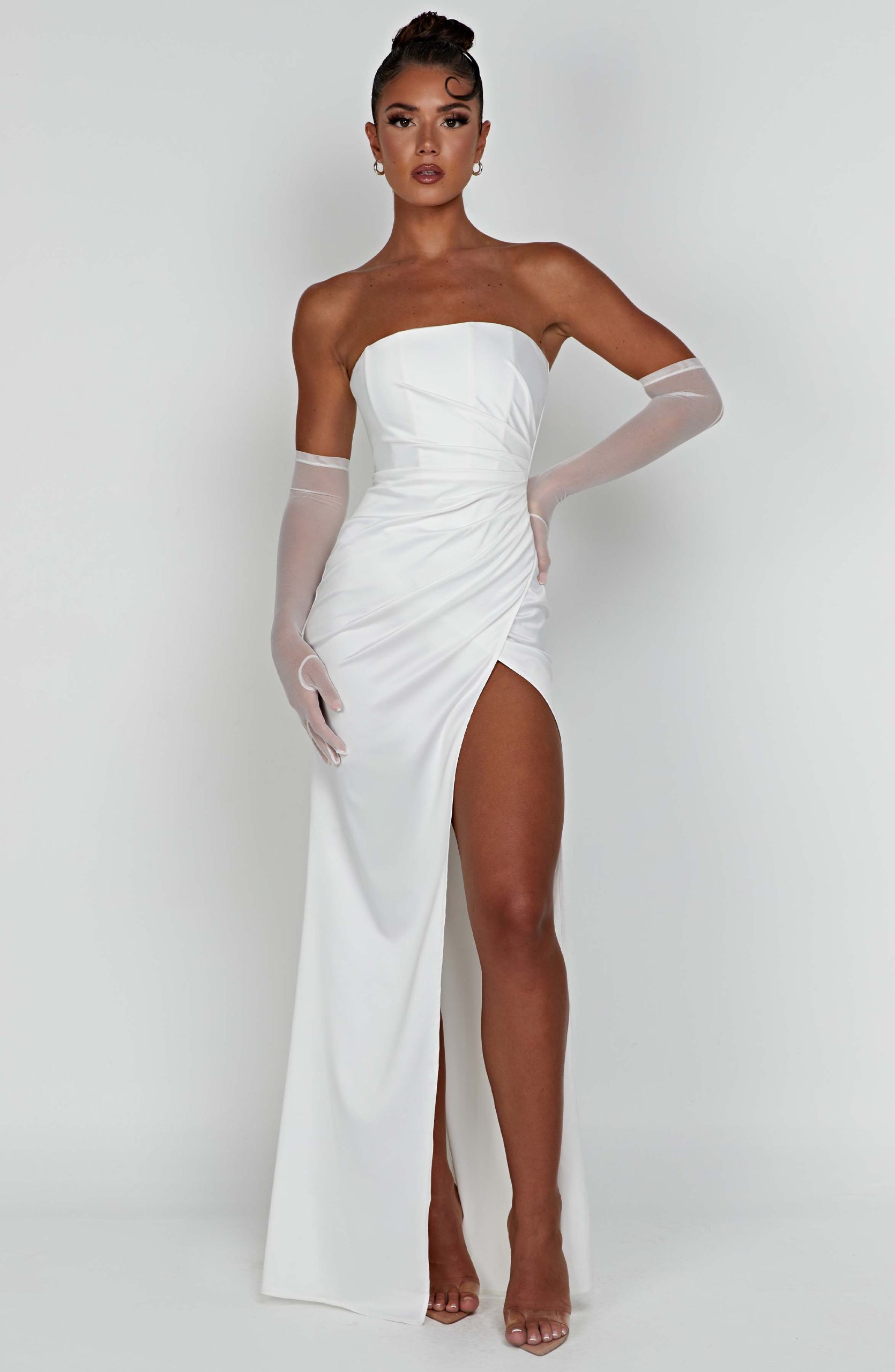 Safiya Maxi Dress – Ivory