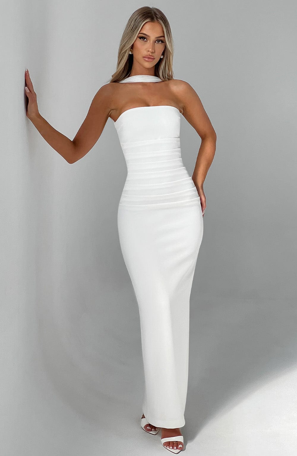 Yulia Maxi Dress – Ivory