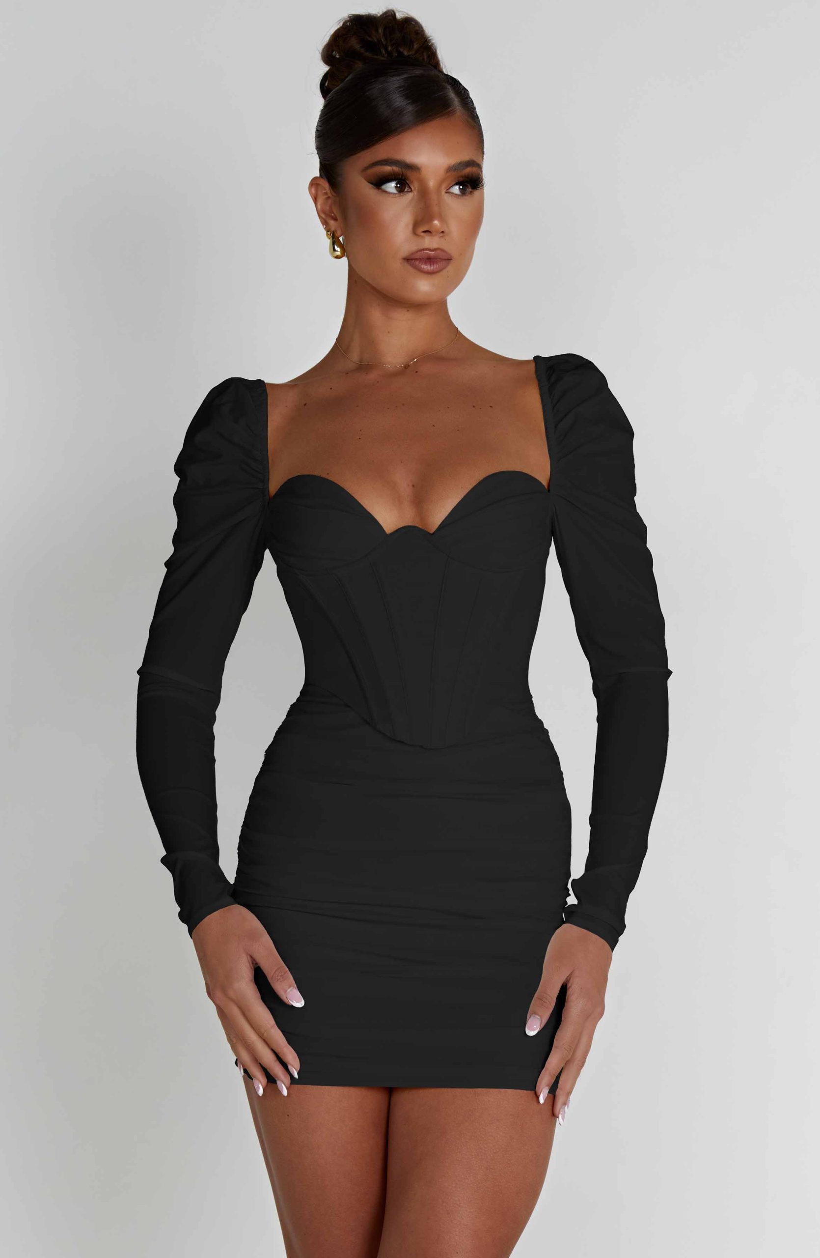 Louise Mini Dress – Black