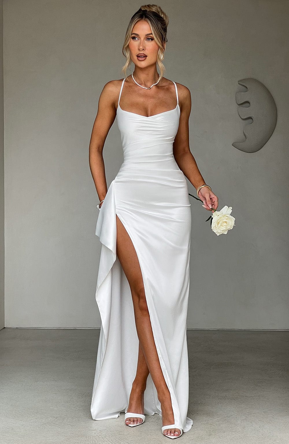 Helen Maxi Dress – Ivory