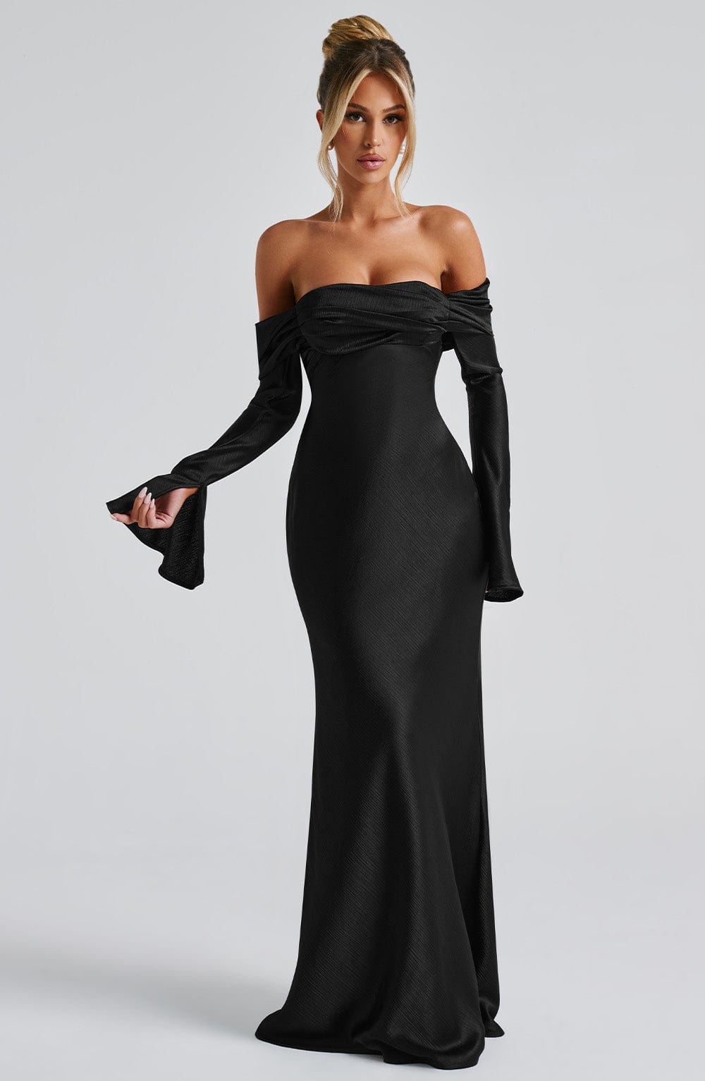 Selene Maxi Dress – Black