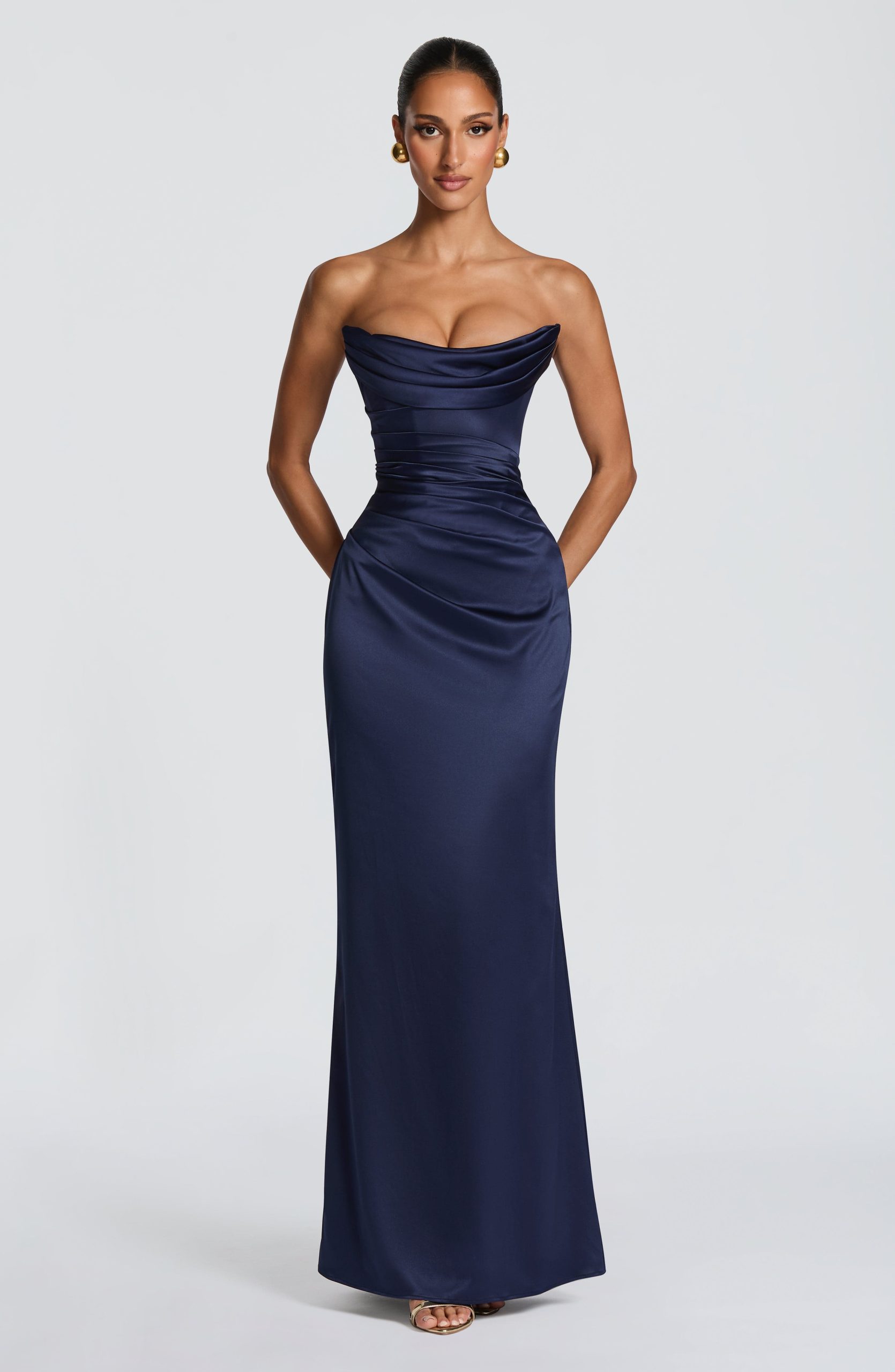 Vessa Maxi Dress – Navy