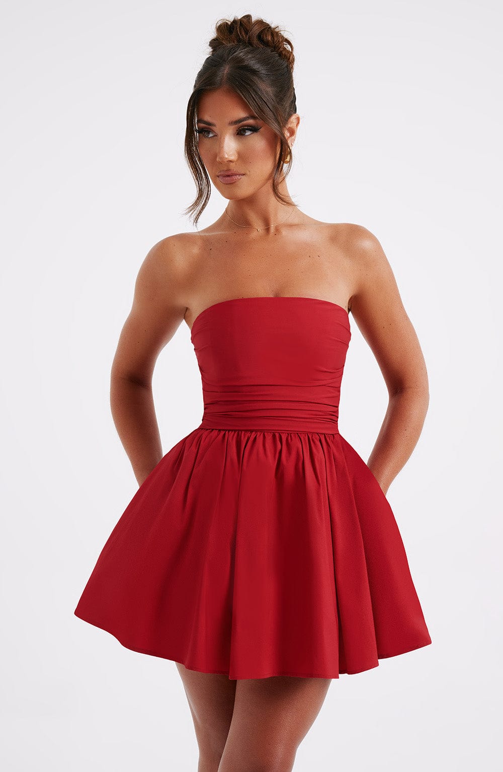 Katrina Mini Dress – Red