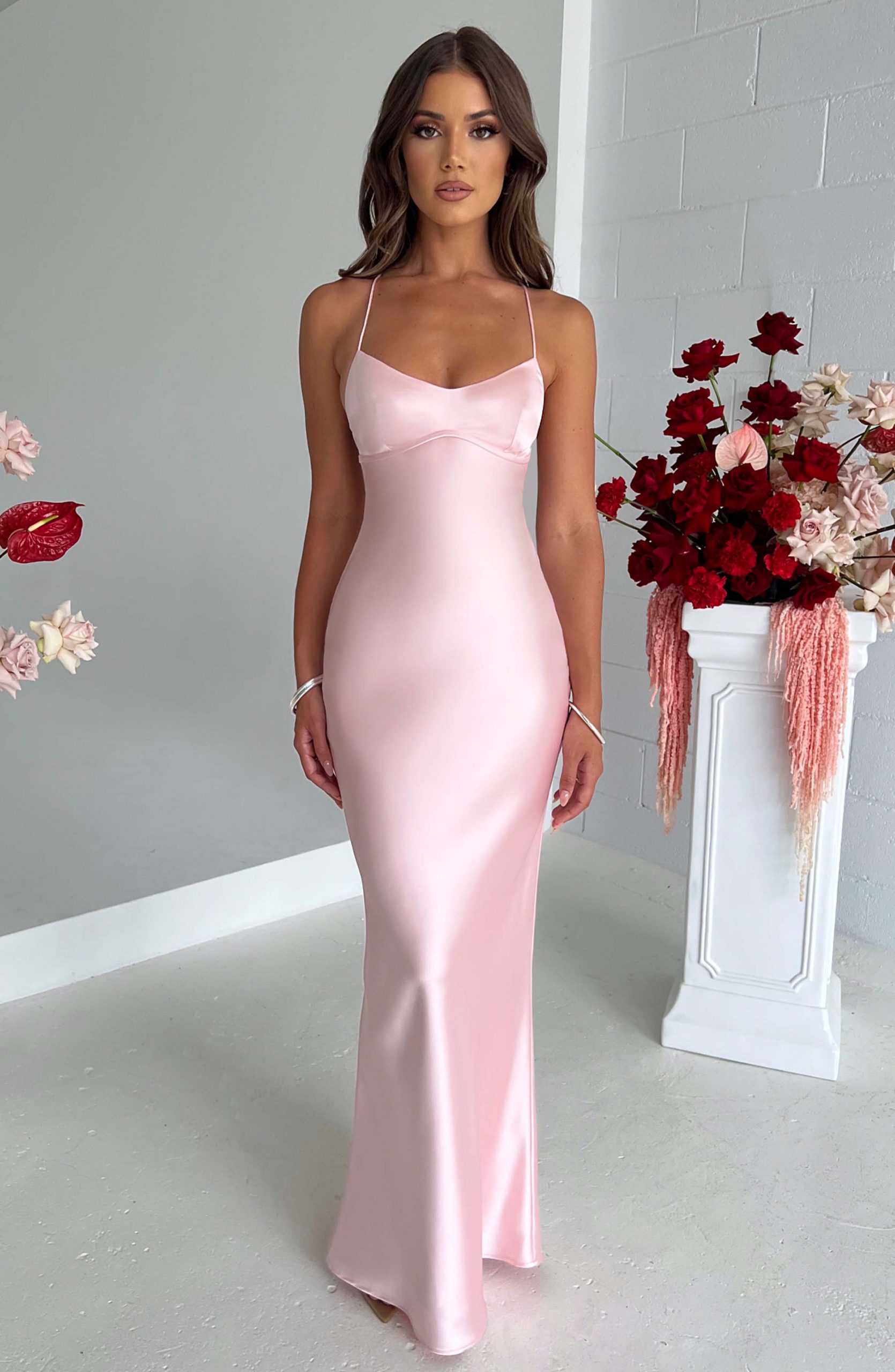 Malika Maxi Dress – Blush