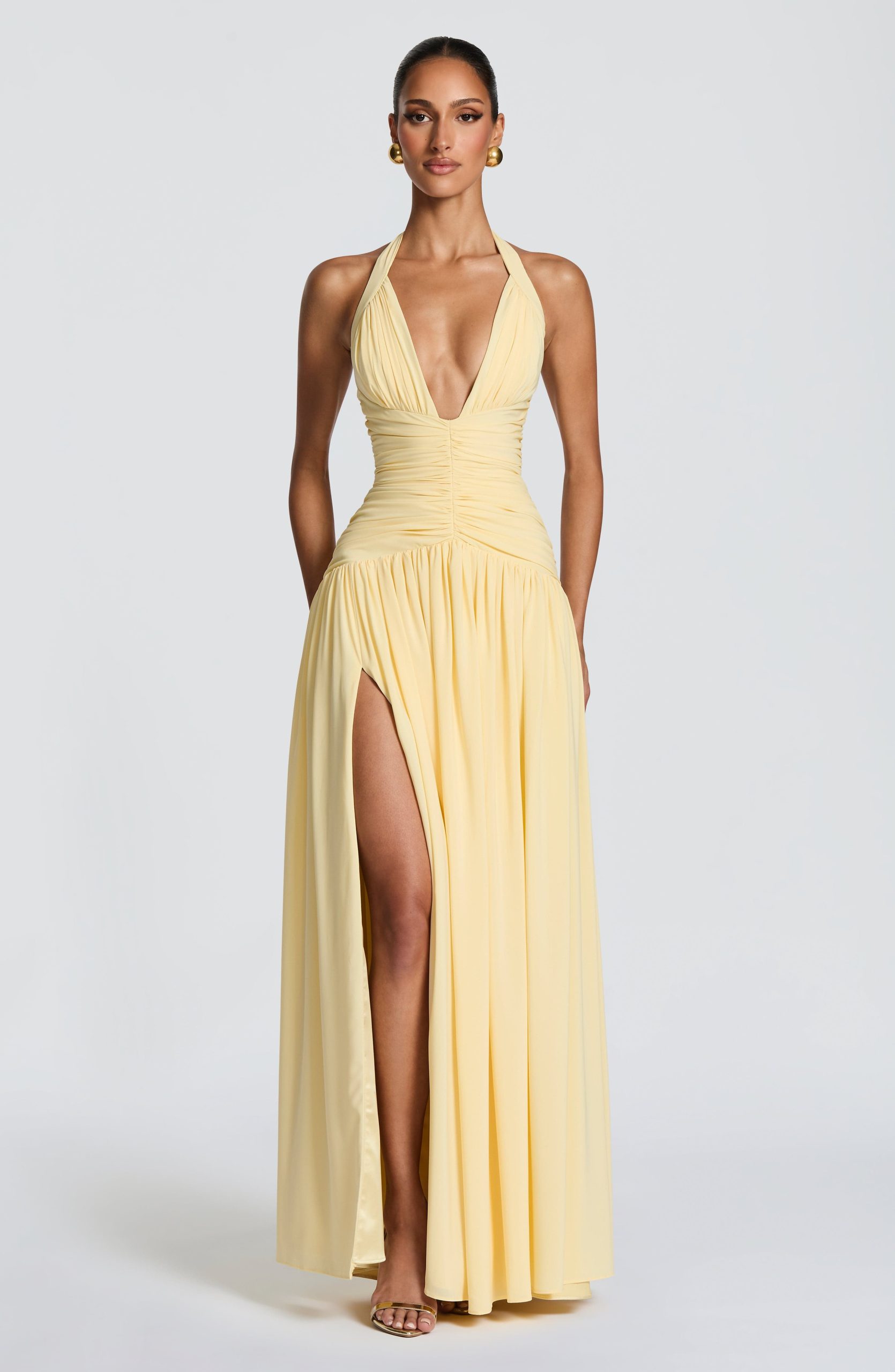 Amaris Maxi Dress – Lemon