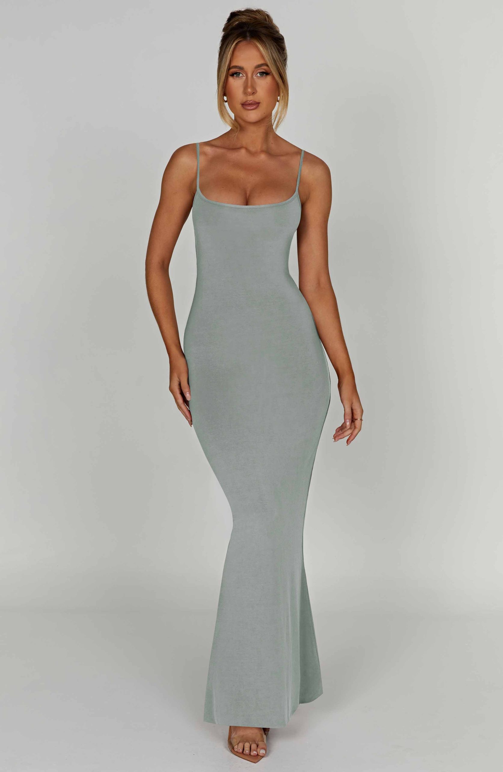 Saskia Maxi Dress – Steel