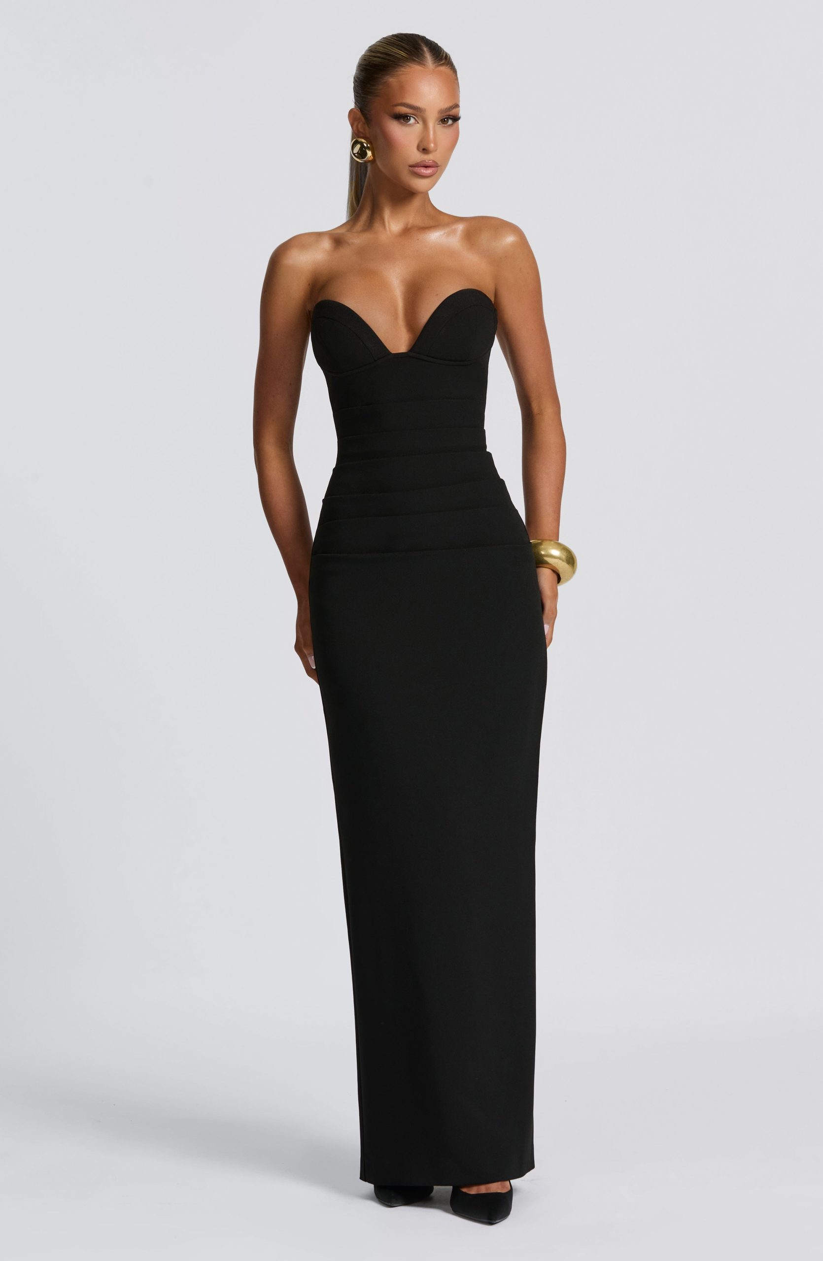 Lindsey Maxi Dress – Black