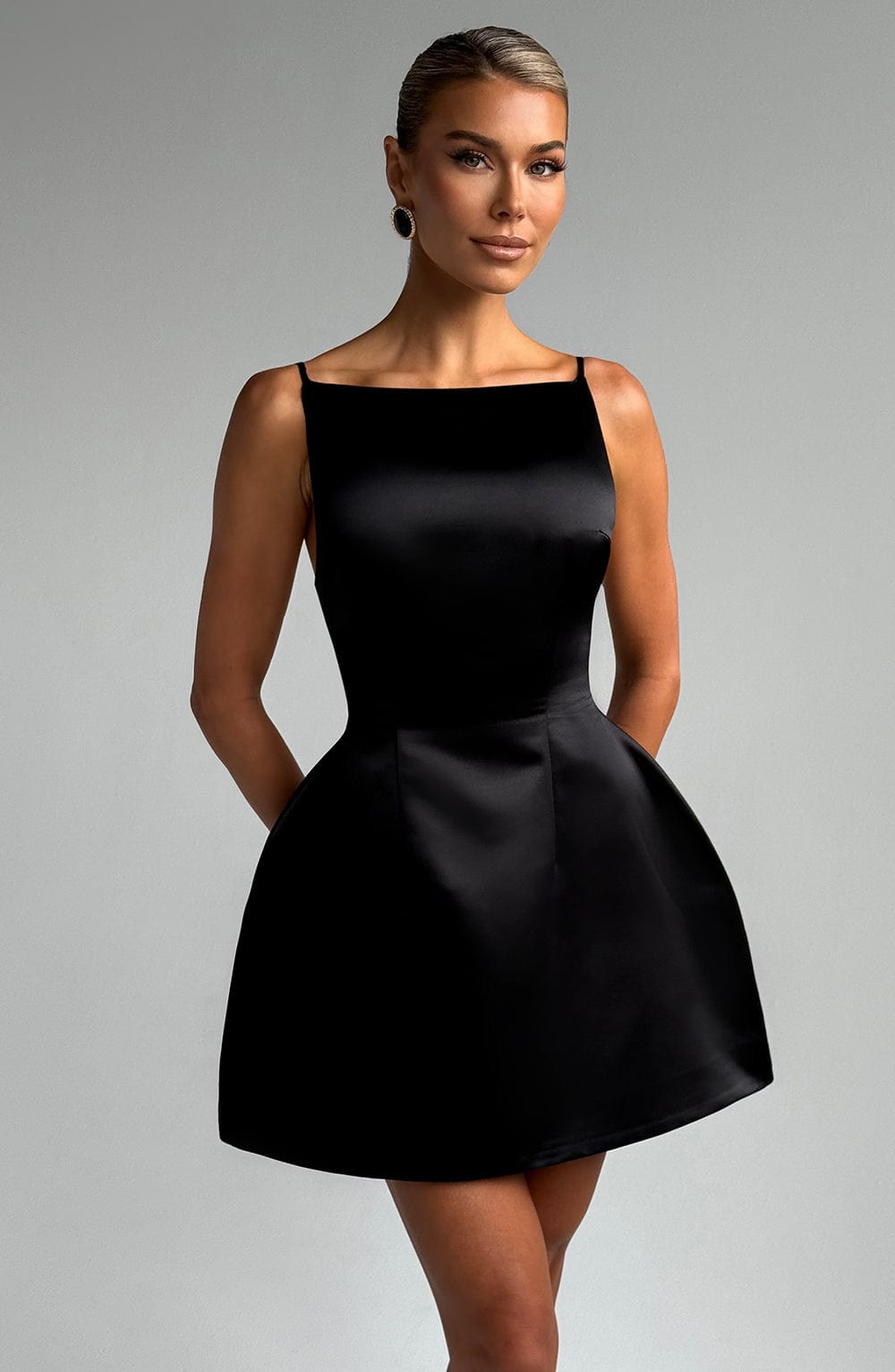 Tate Mini Dress – Black