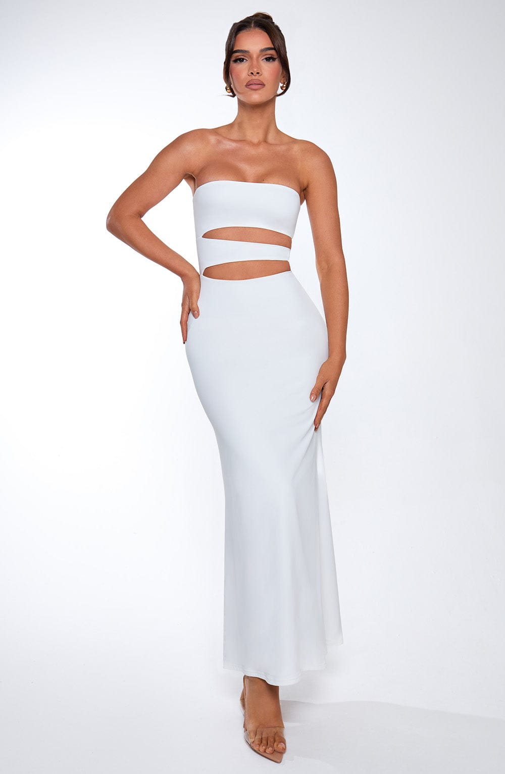 Milia Maxi Dress – White
