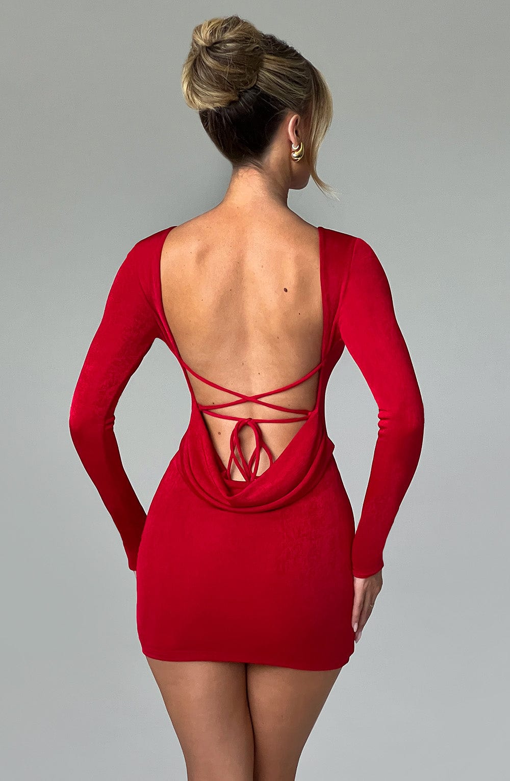 Una Mini Dress – Red