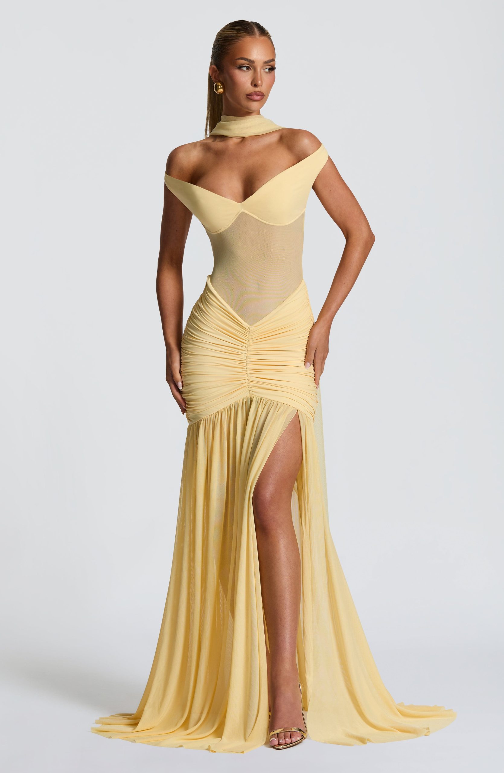 Alaia Maxi Dress – Lemon