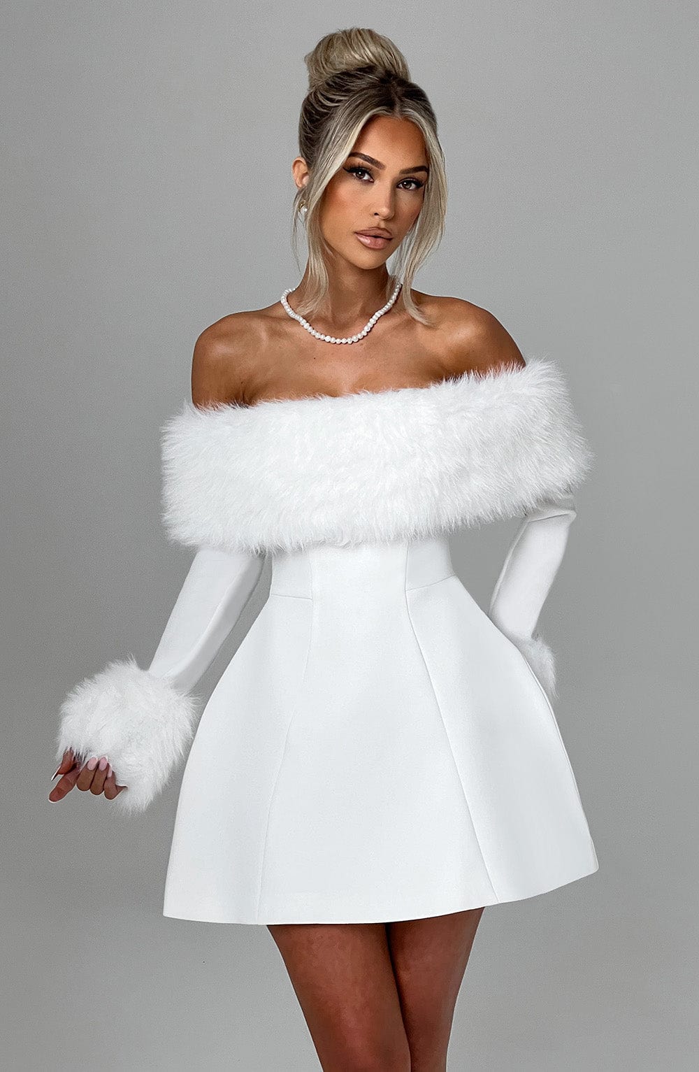 Villanelle Mini Dress – Ivory