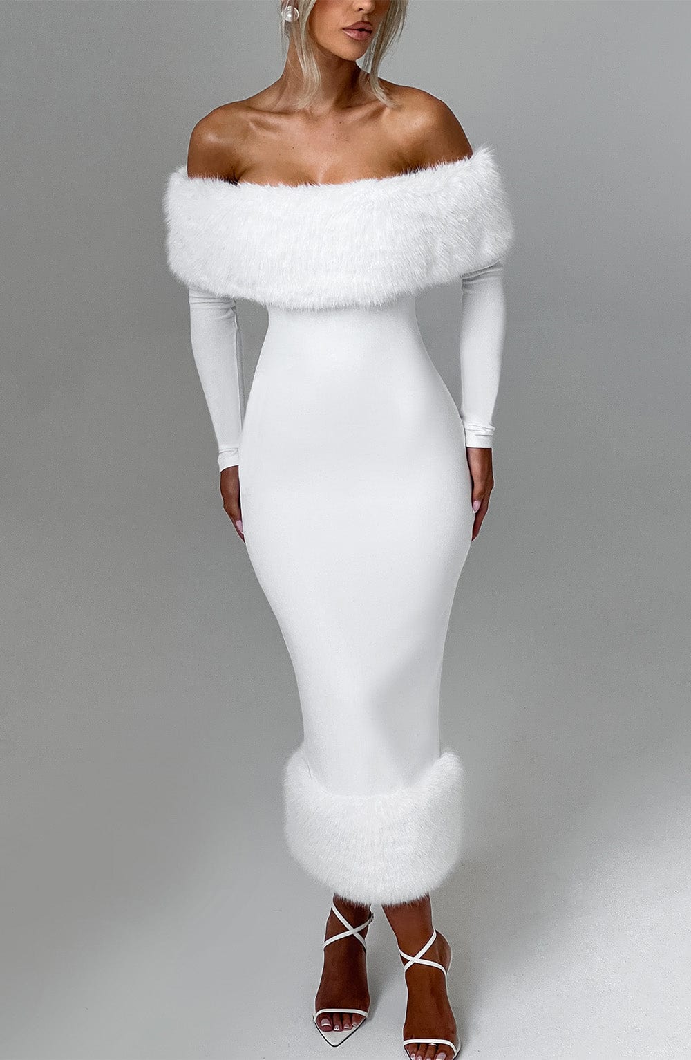 Vittoria Midi Dress – Ivory