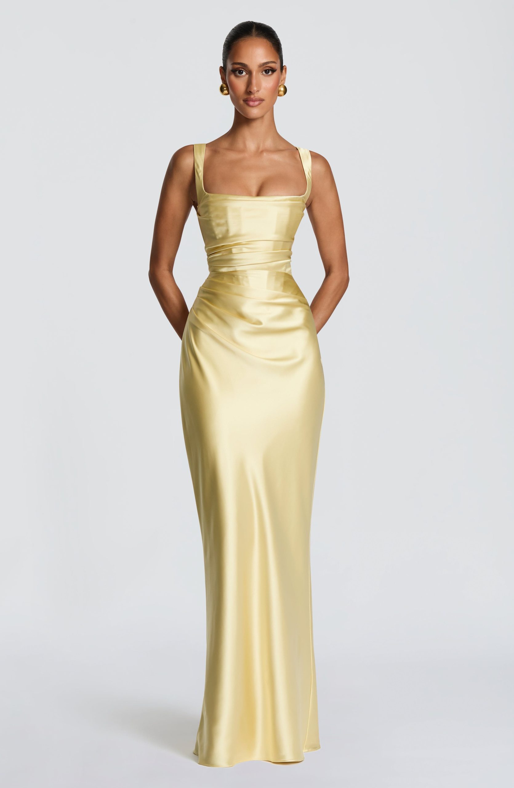 Calanthe Maxi Dress – Lemon