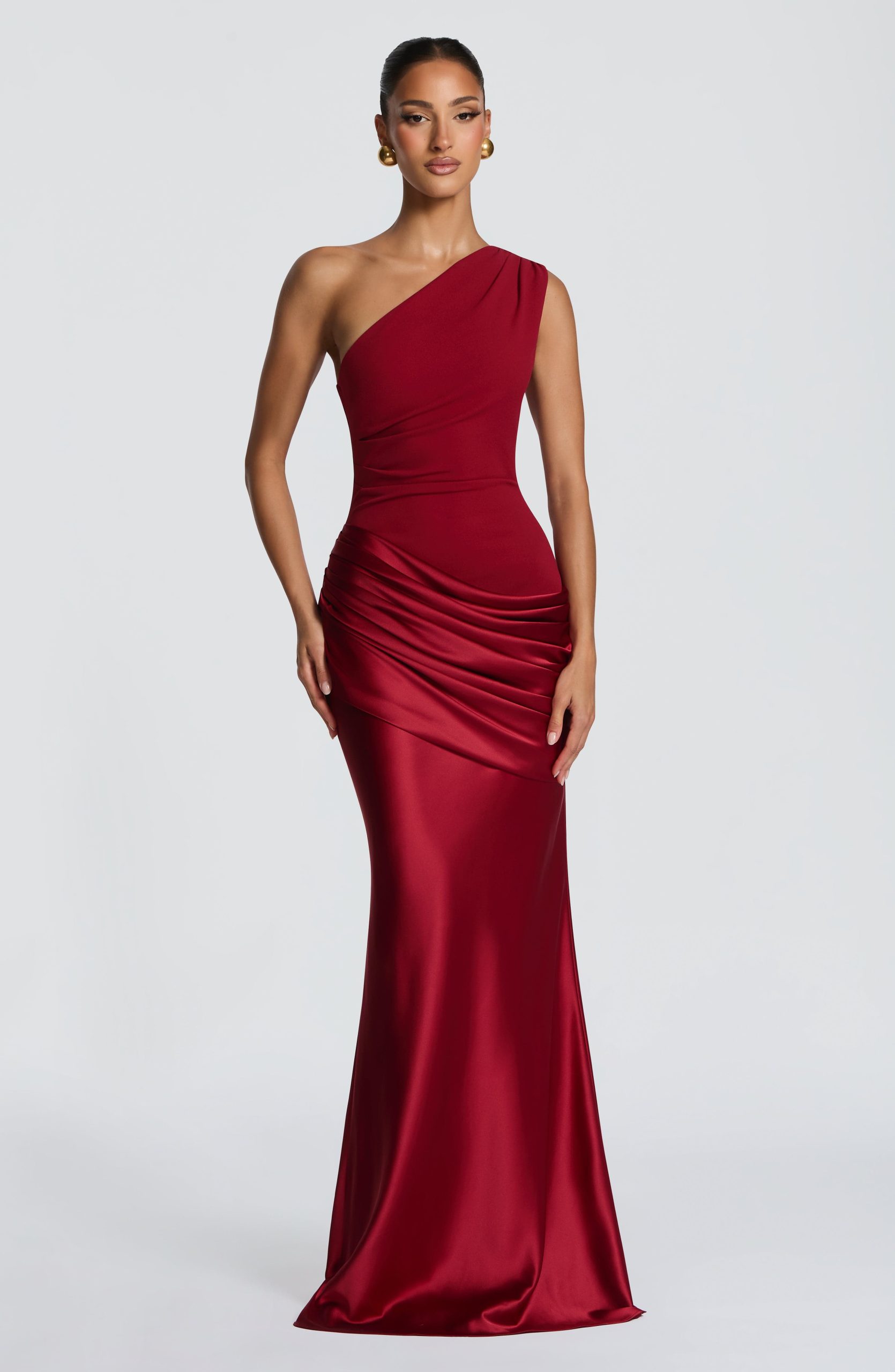 Sadona Maxi Dress – Deep Red