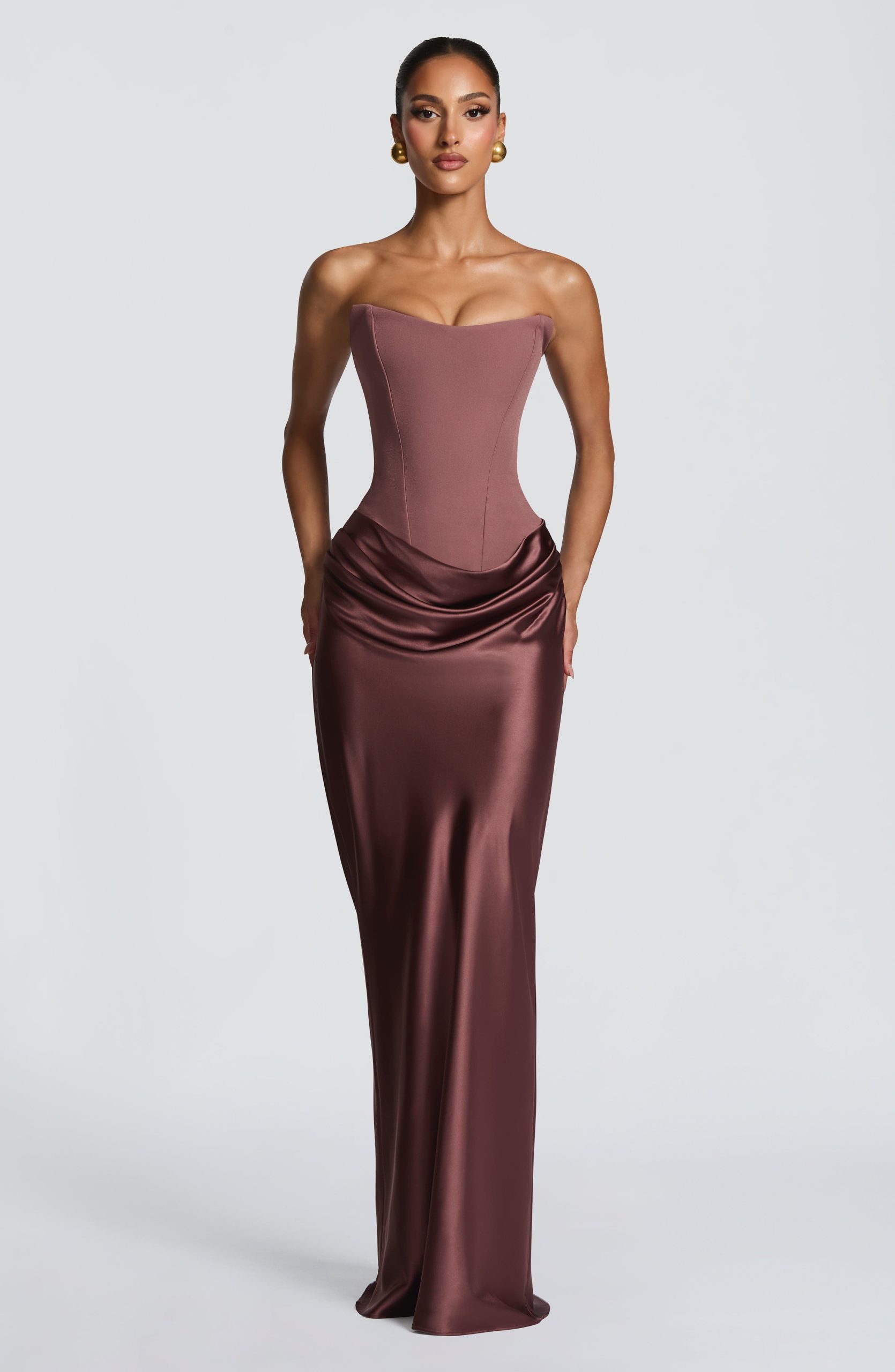 Maggie Maxi Dress – Dusty Rose