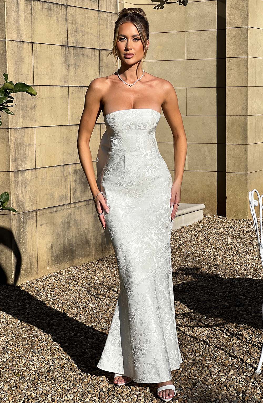 Felicity Maxi Dress – Ivory