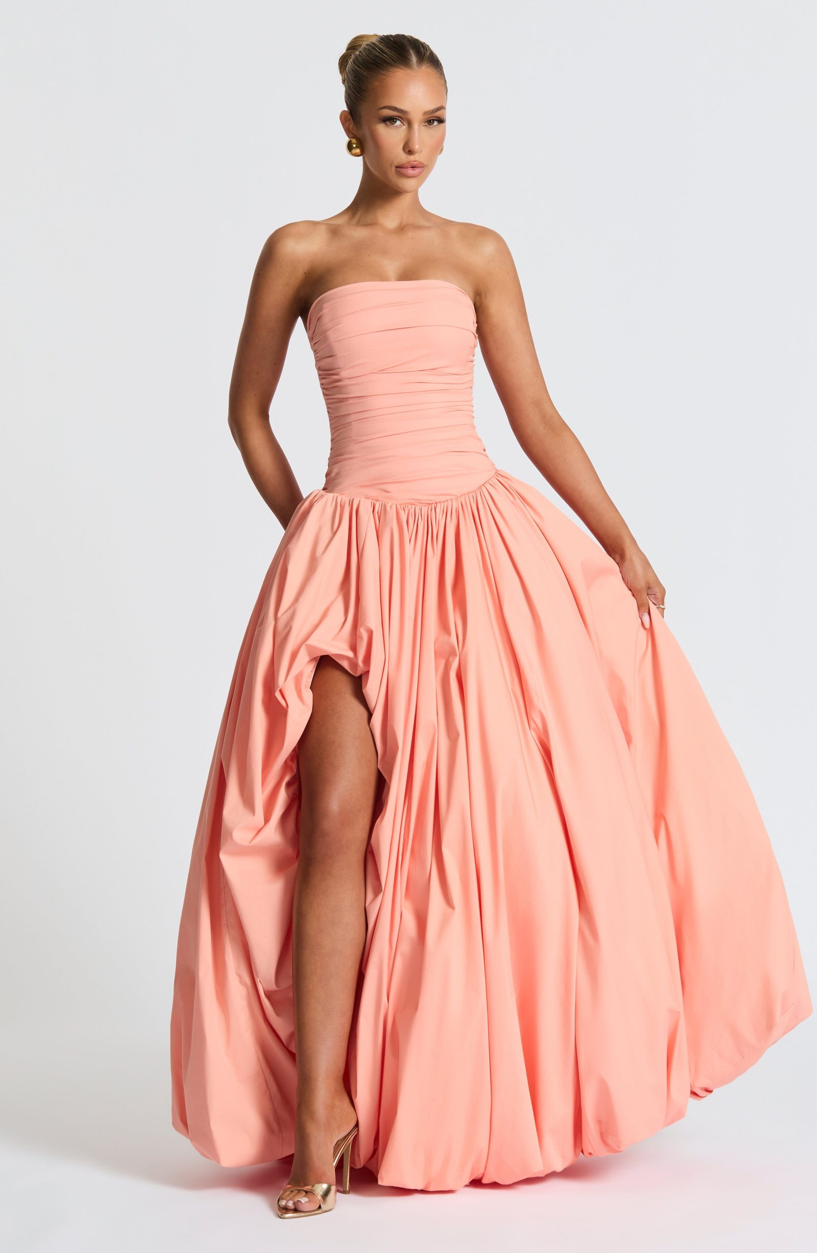 Jillian Maxi Dress – Peach
