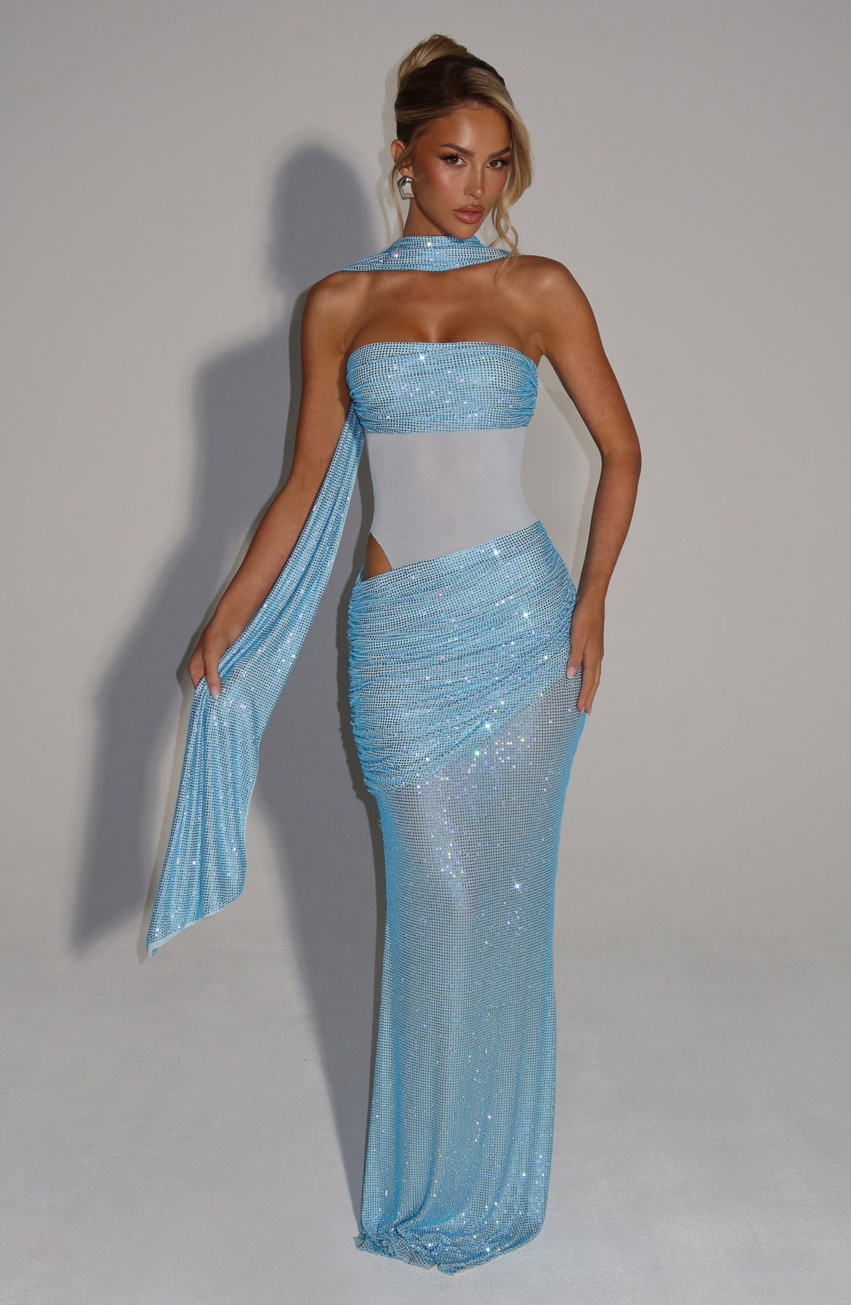 Kailani Maxi Dress – Aqua