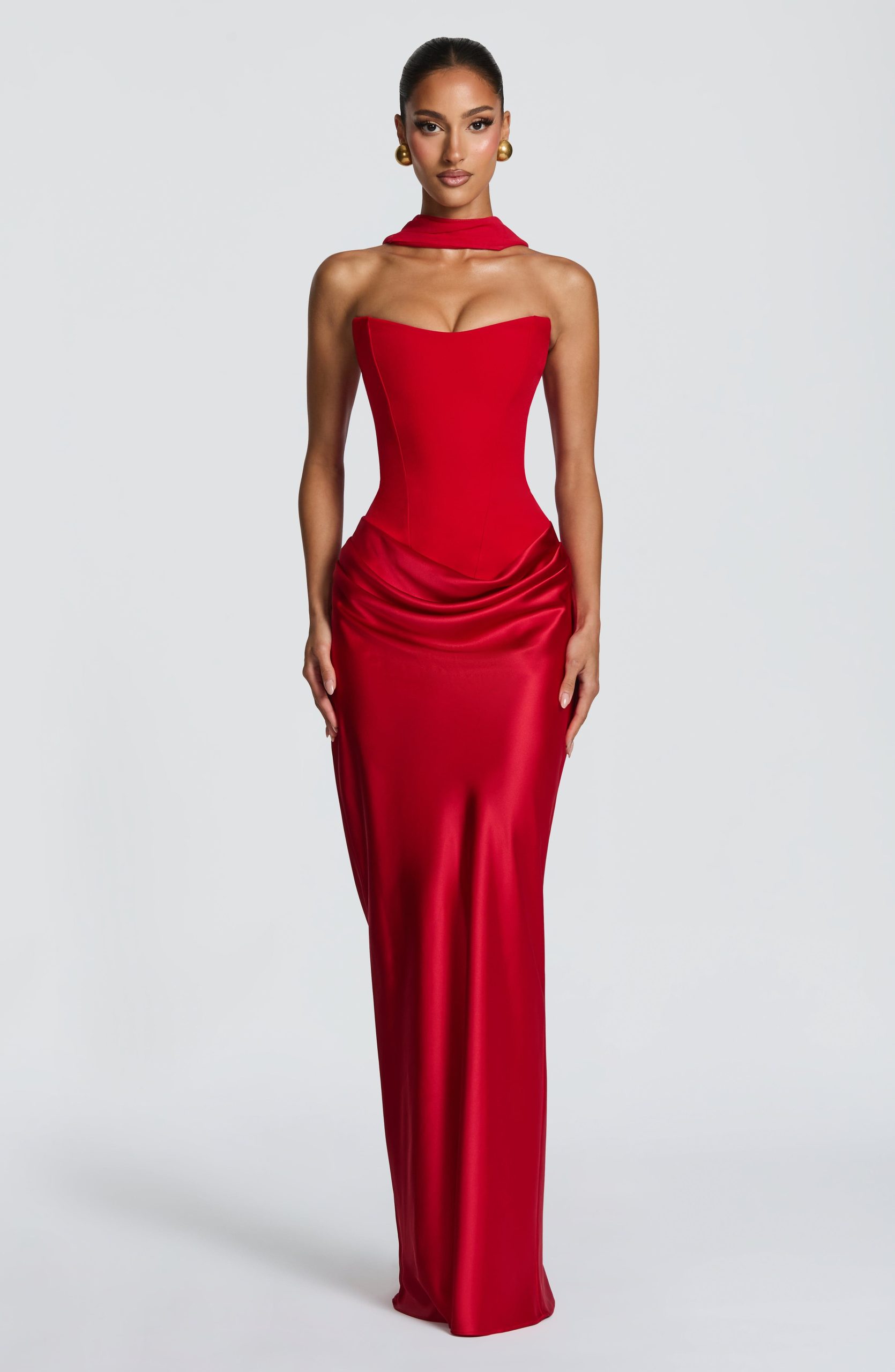 Maggie Maxi Dress – Red