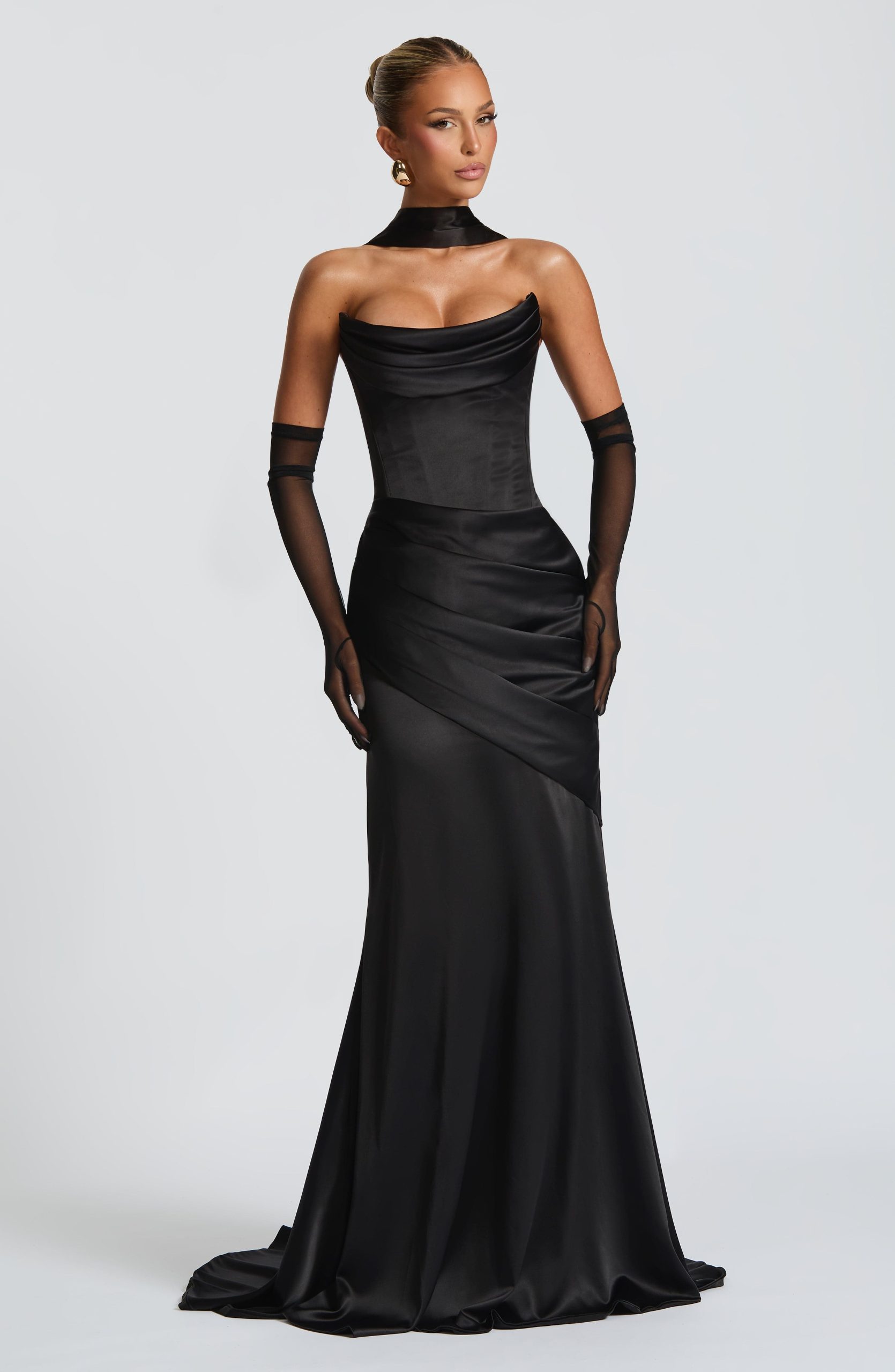 Kensington Maxi Dress – Black