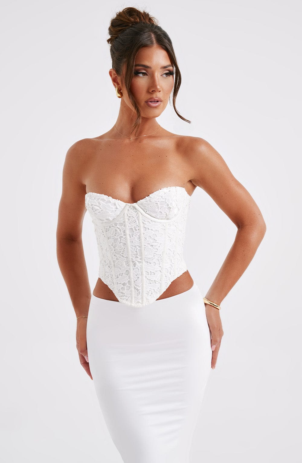 Harlow Corset – Ivory