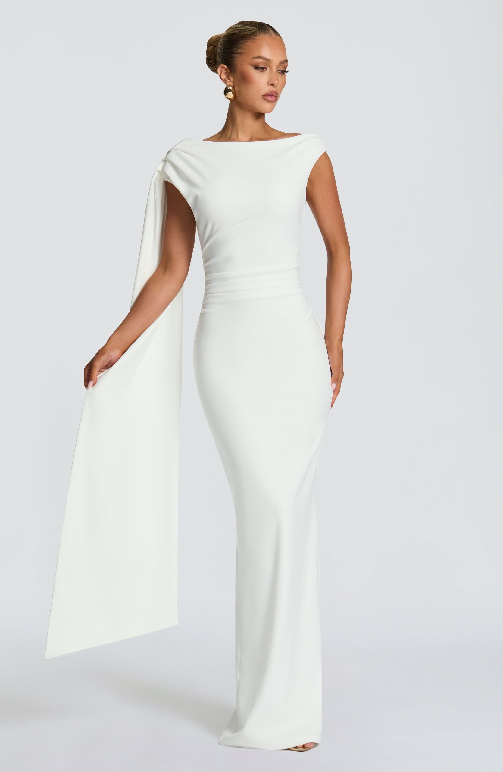 Kylie Maxi Dress – Ivory