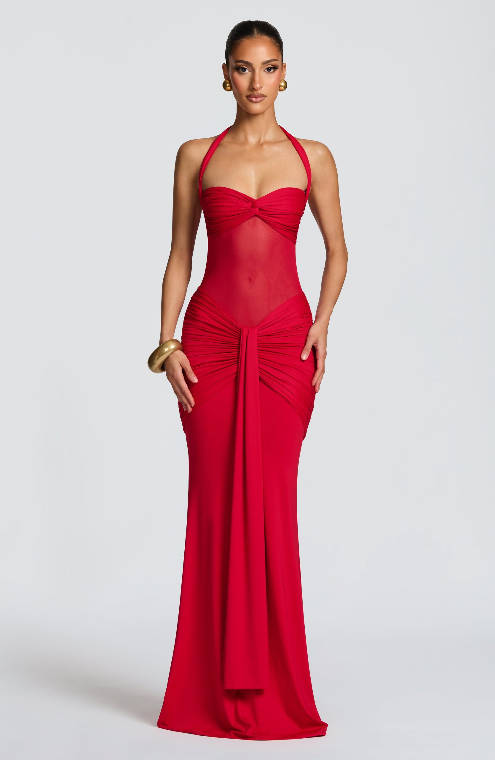 Vixen Maxi Dress – Red