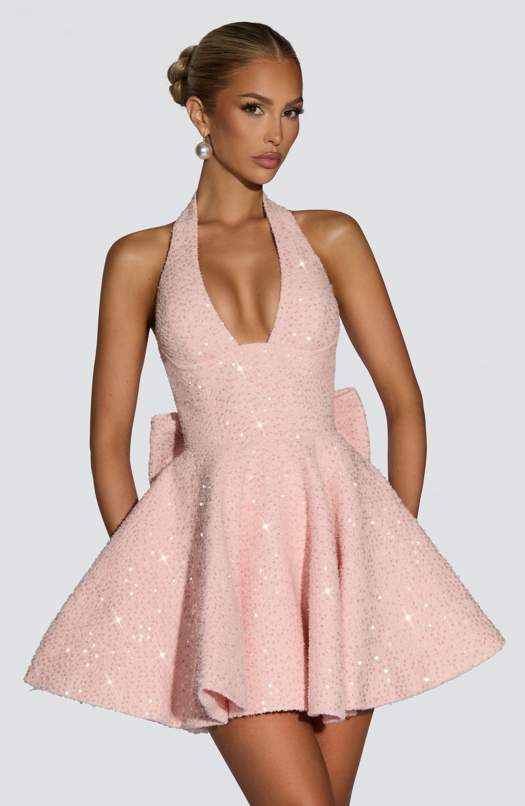 Talara Mini Dress – Blush