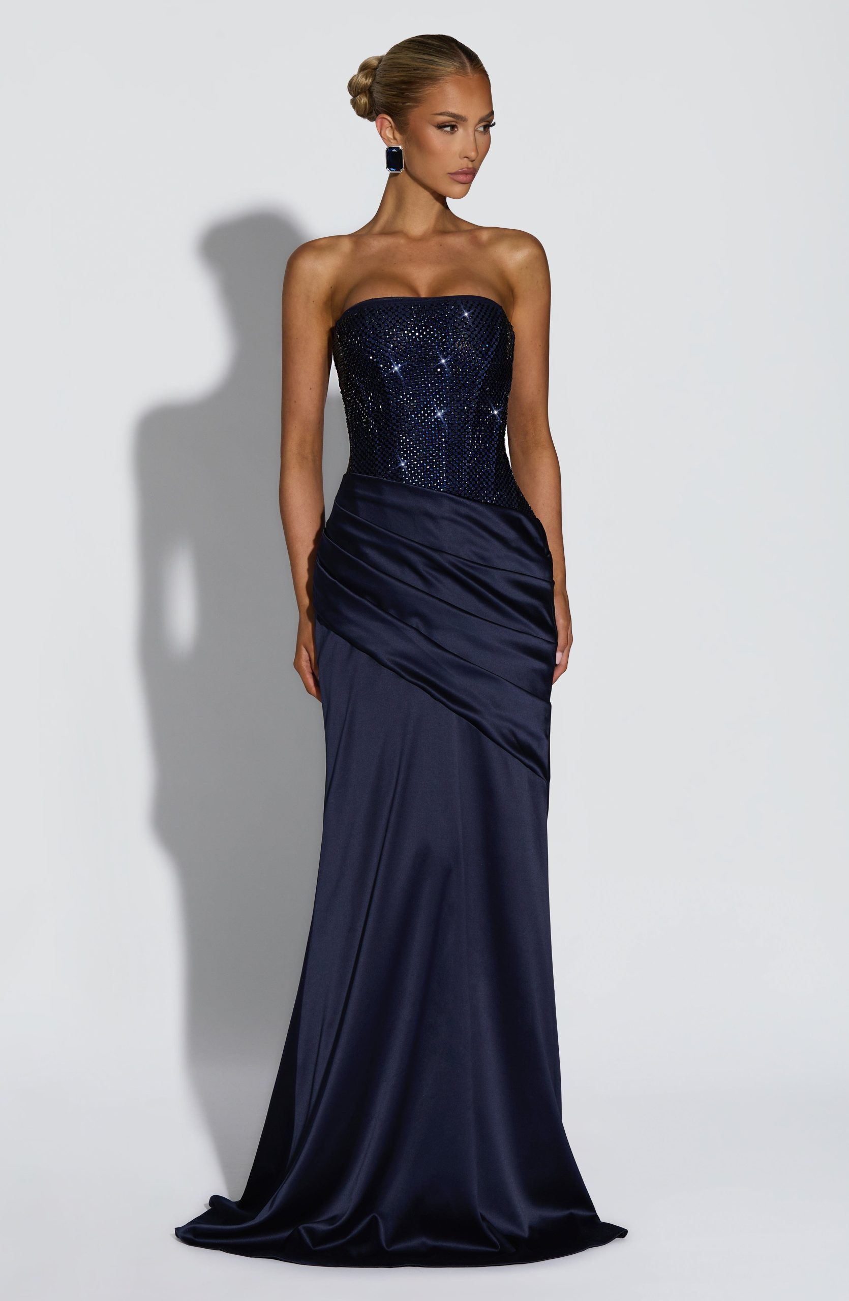 Celestia Maxi Dress – Navy