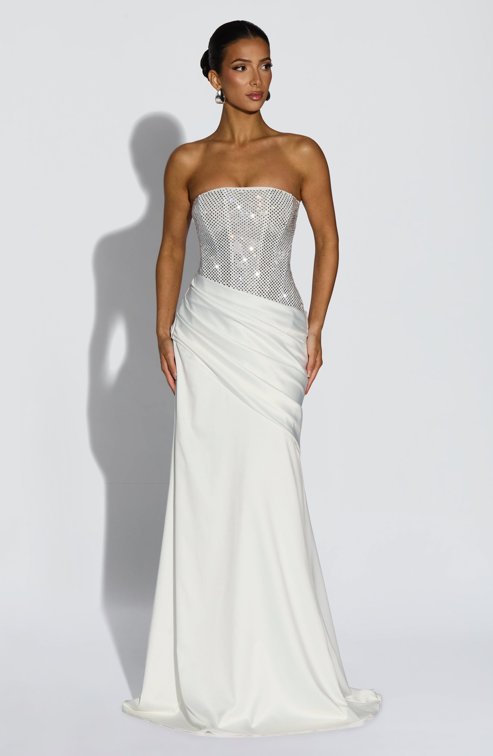 Celestia Maxi Dress – Ivory