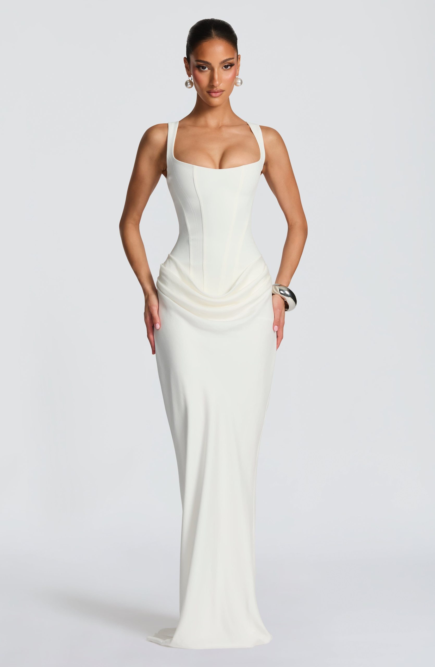 Cornelia Maxi Dress – Ivory