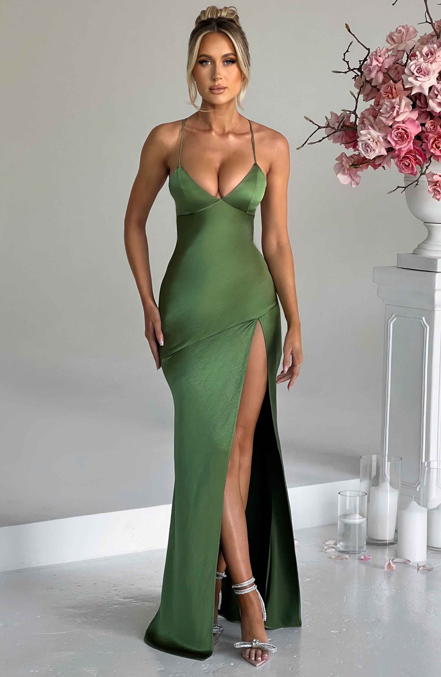 Isobel Maxi Dress – Emerald