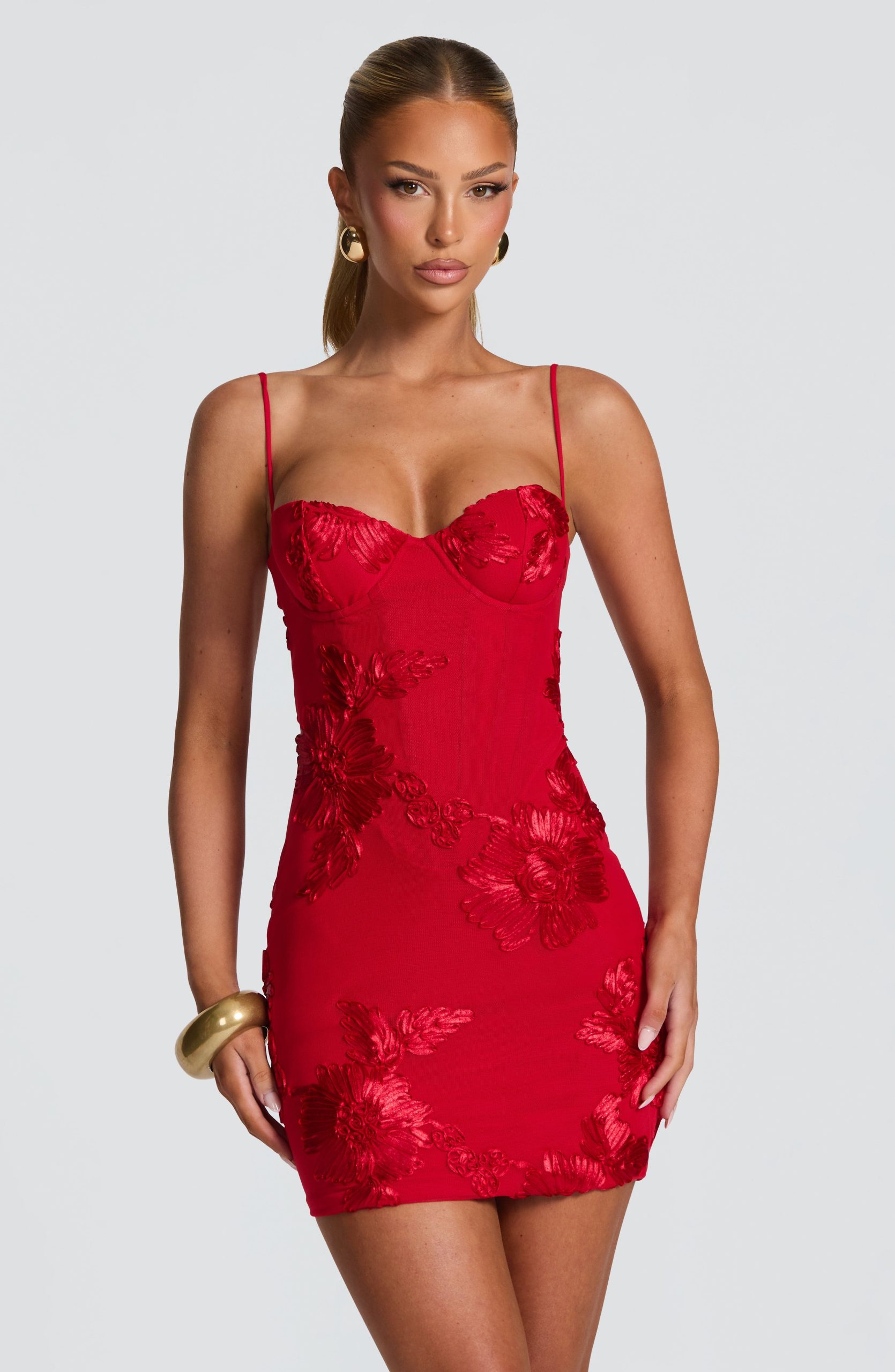 Nefertiti Mini Dress – Red