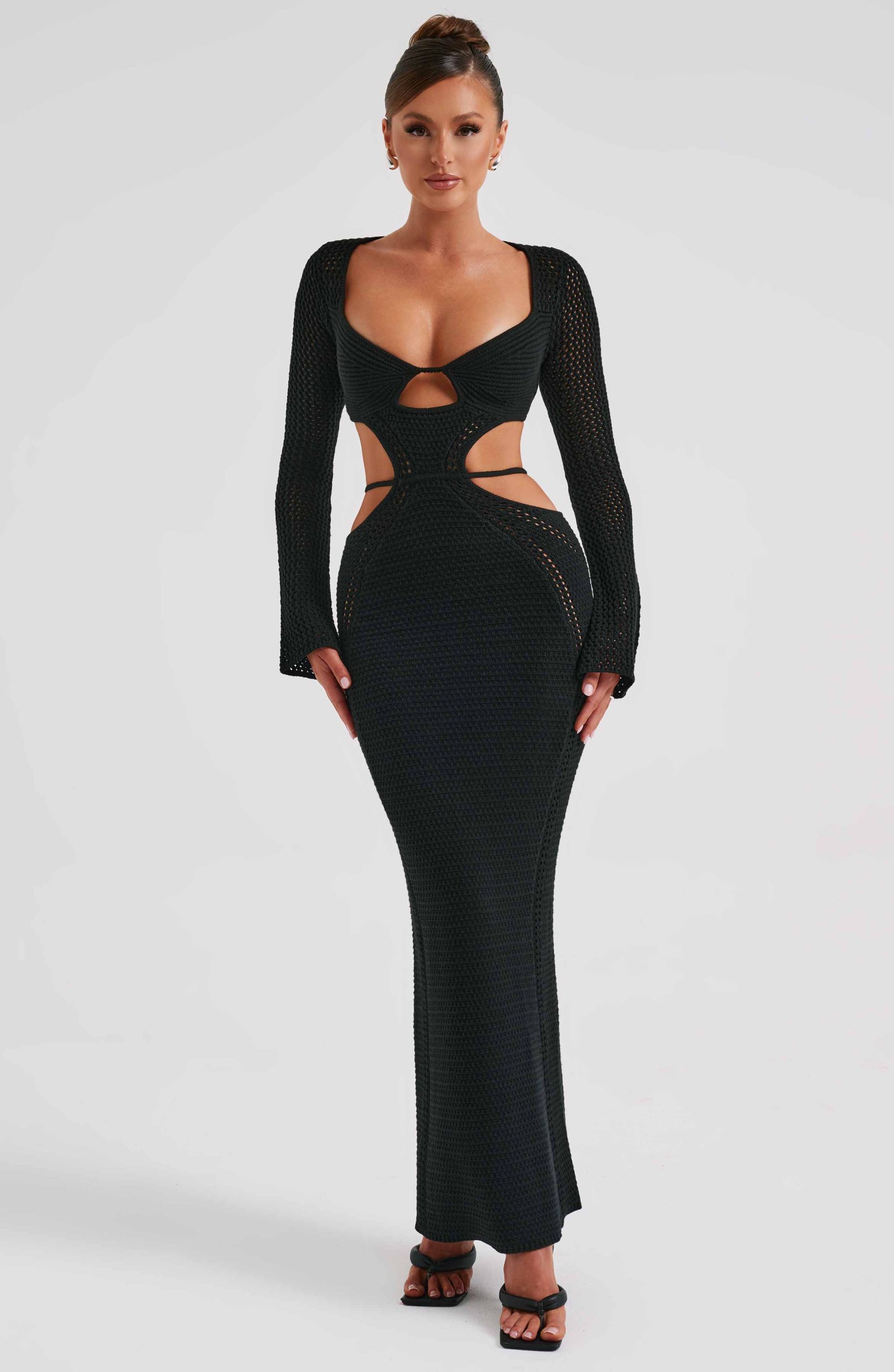 Nadine Maxi Dress – Black