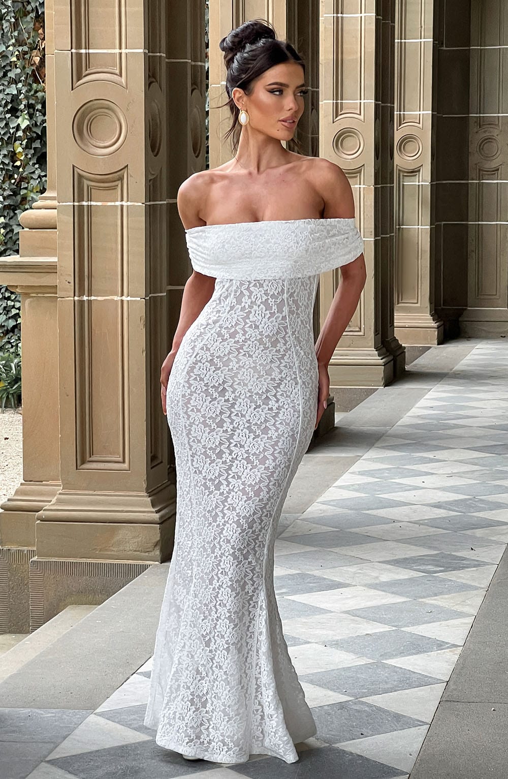 Stephanie Maxi Dress – Ivory