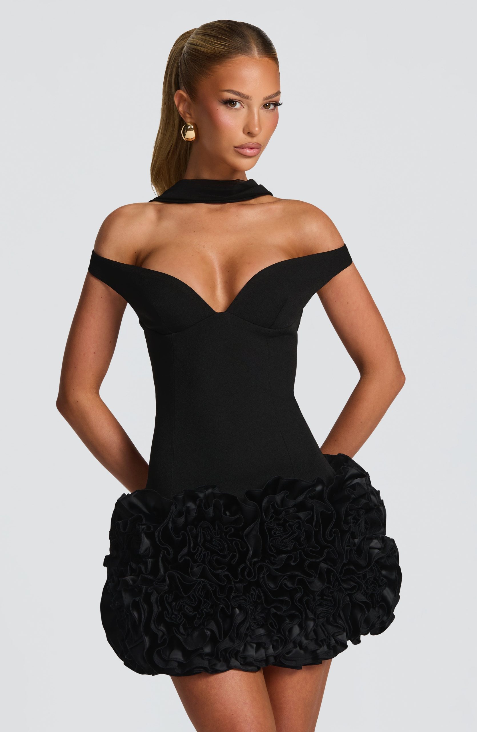 Aveta Mini Dress – Black