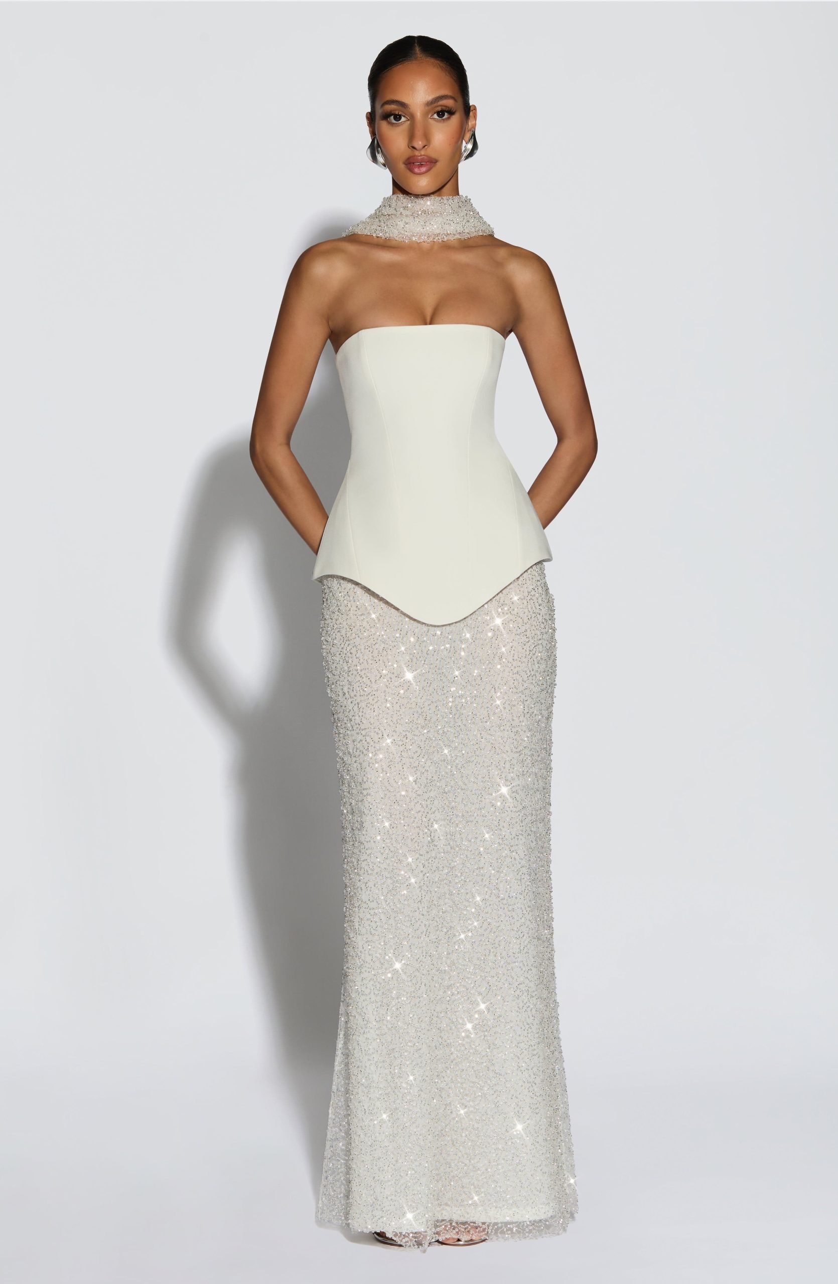 Allaire Maxi Skirt – Ivory