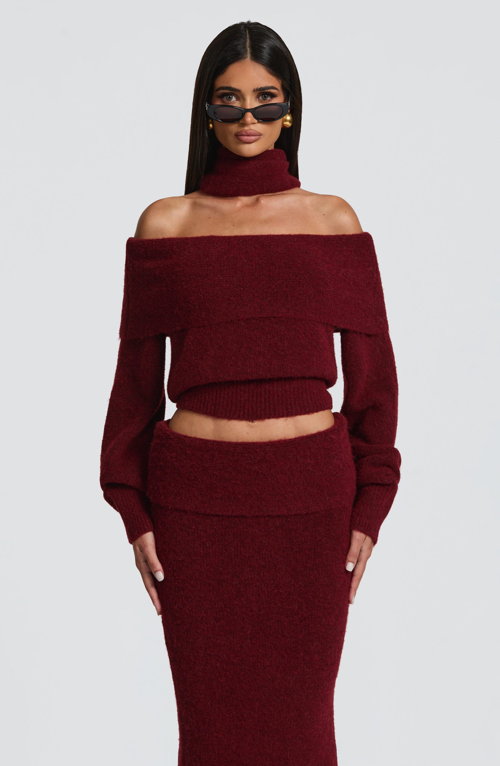 Andie Top – Burgundy