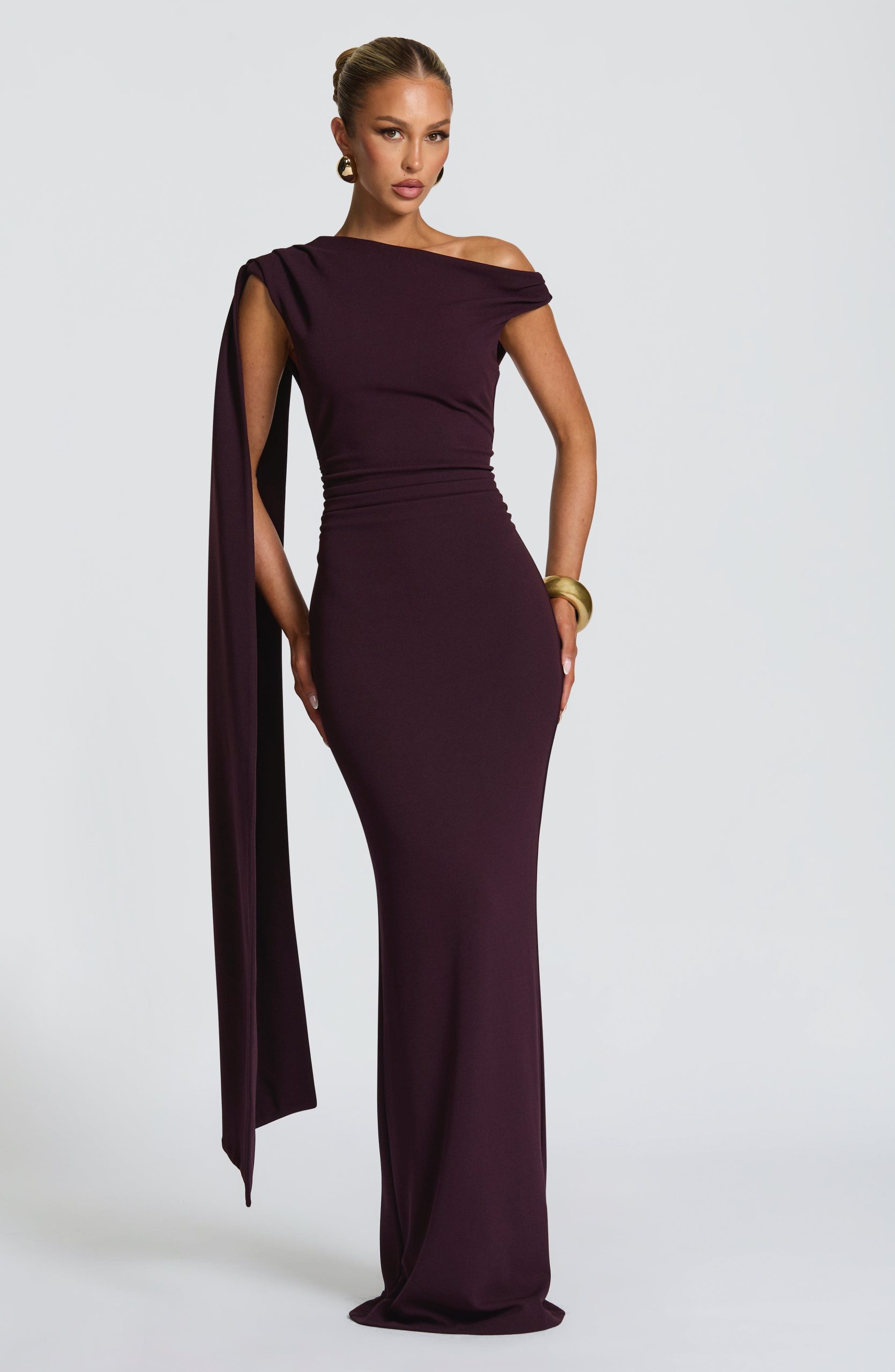 Kylie Maxi Dress – Plum